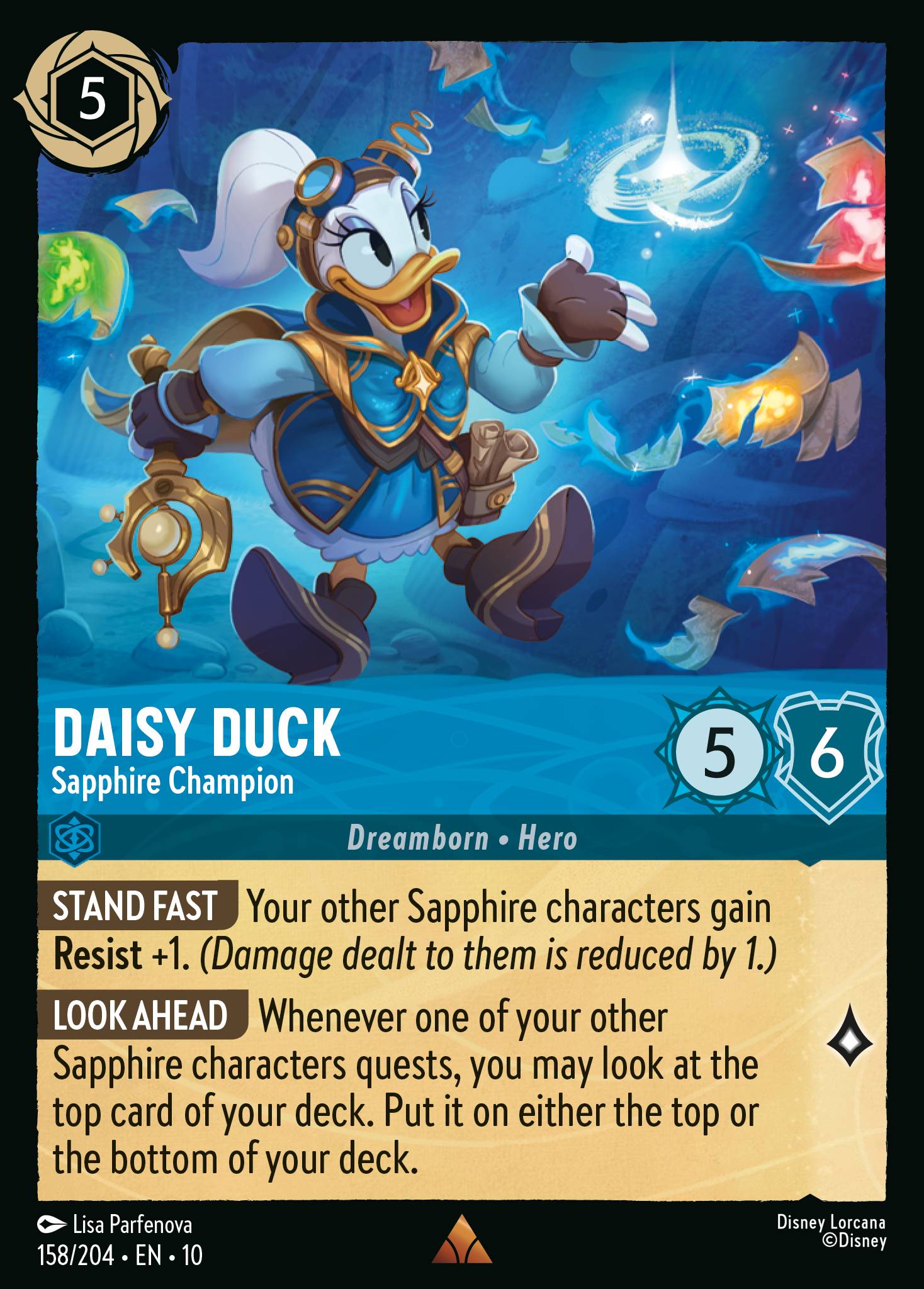 Daisy Duck - Sapphire Champion (English)
