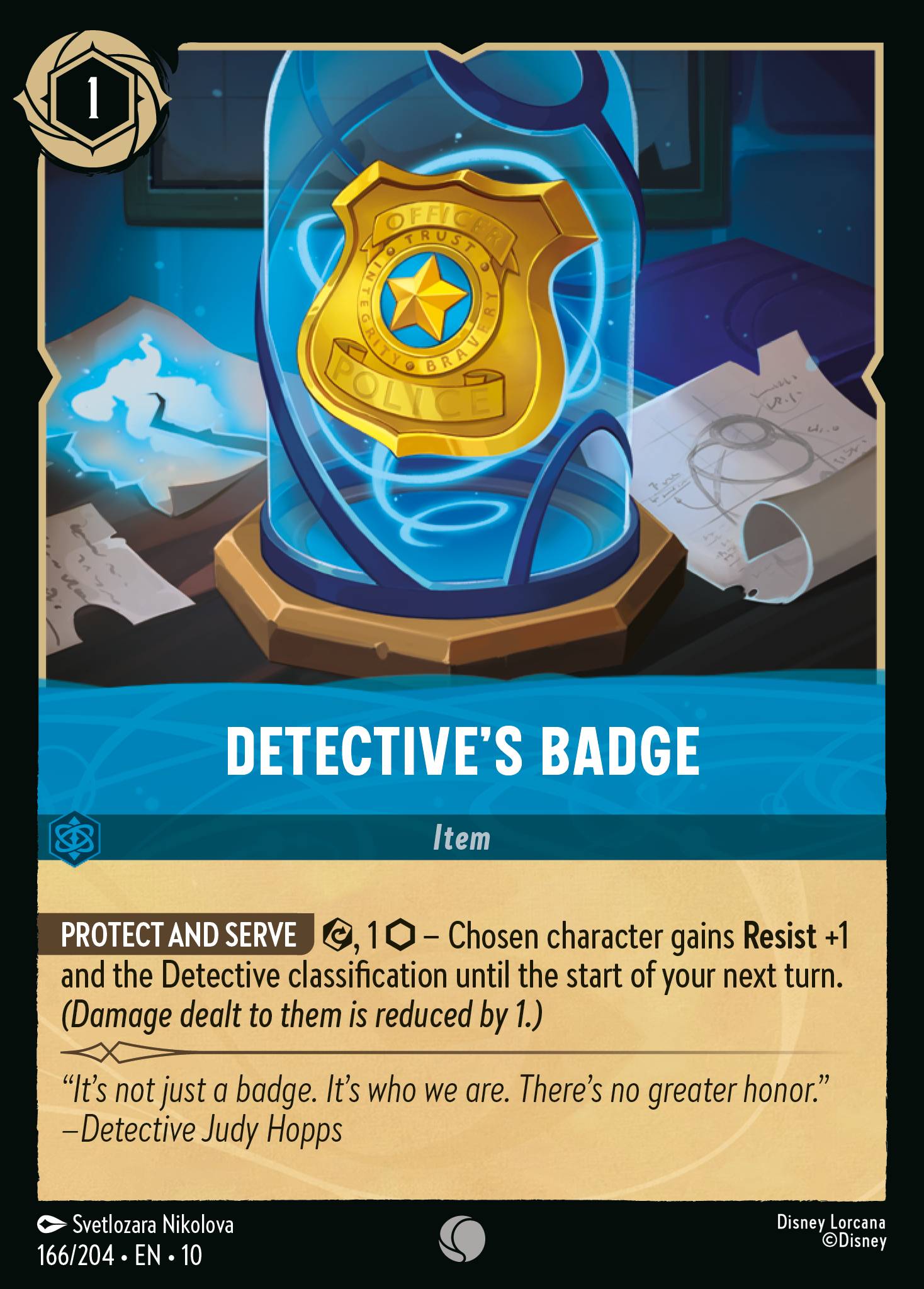 Detective's Badge (English)