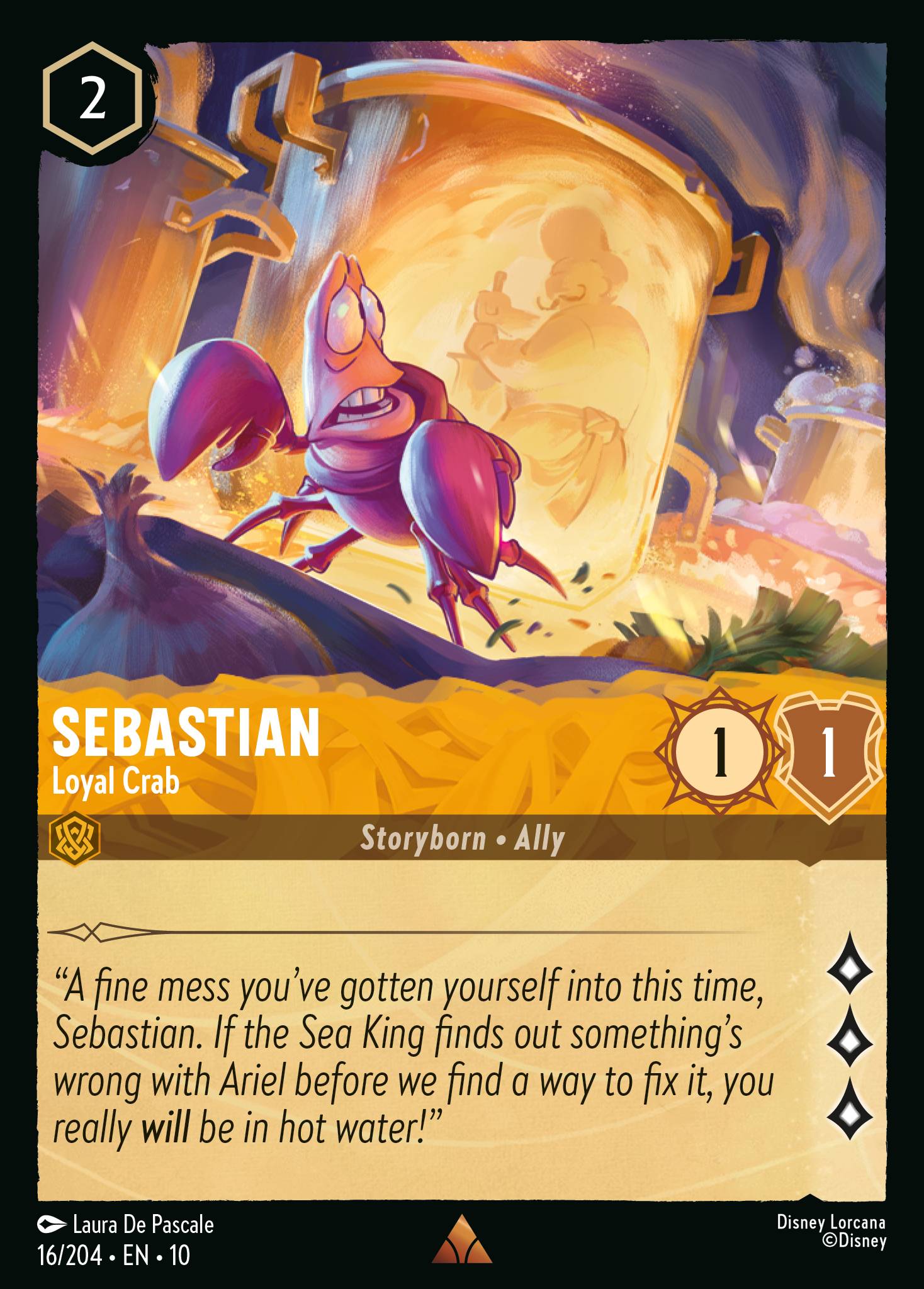 Sebastian - Loyal Crab (English)