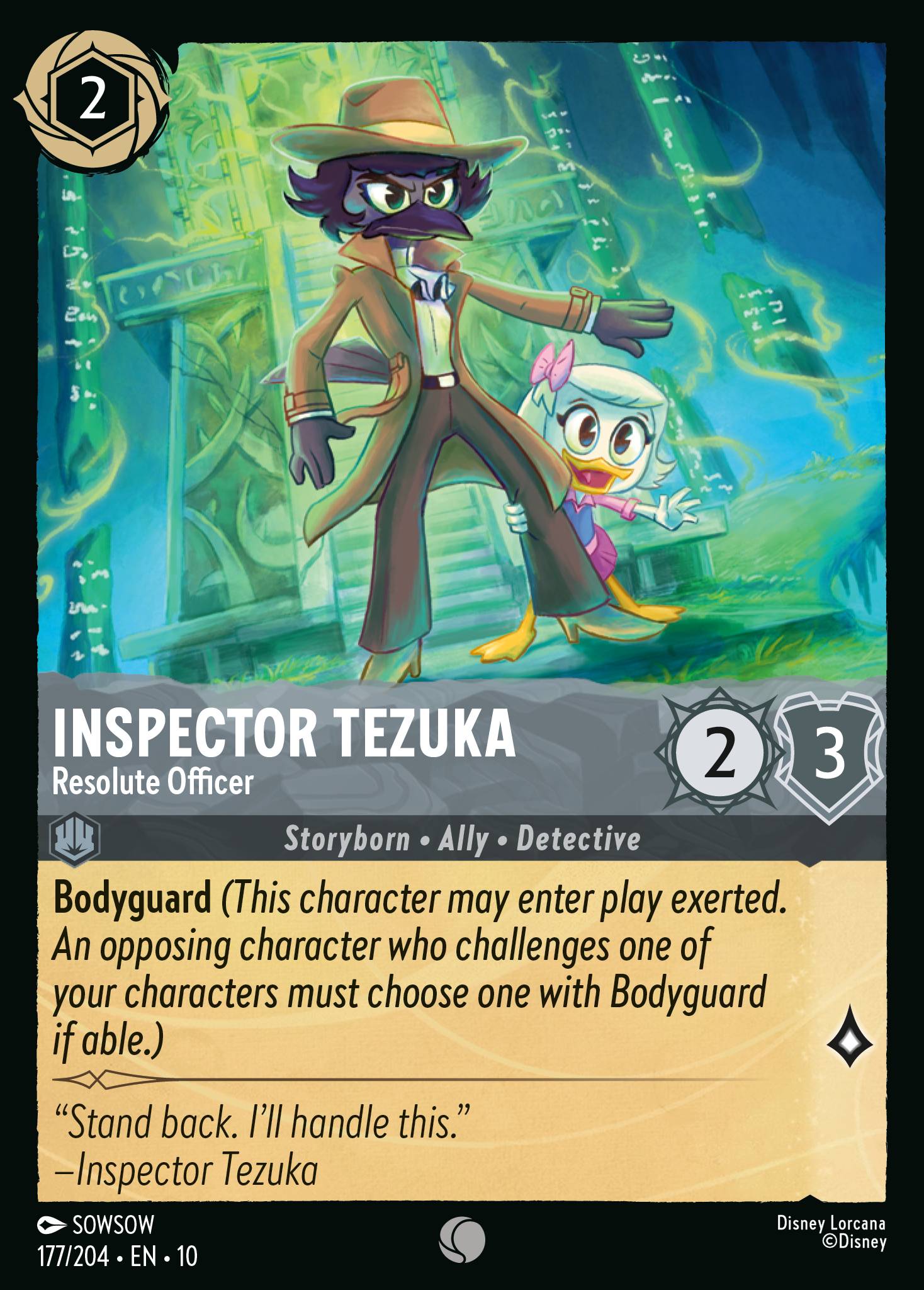 Inspector Tezuka - Resolute Officer (English)