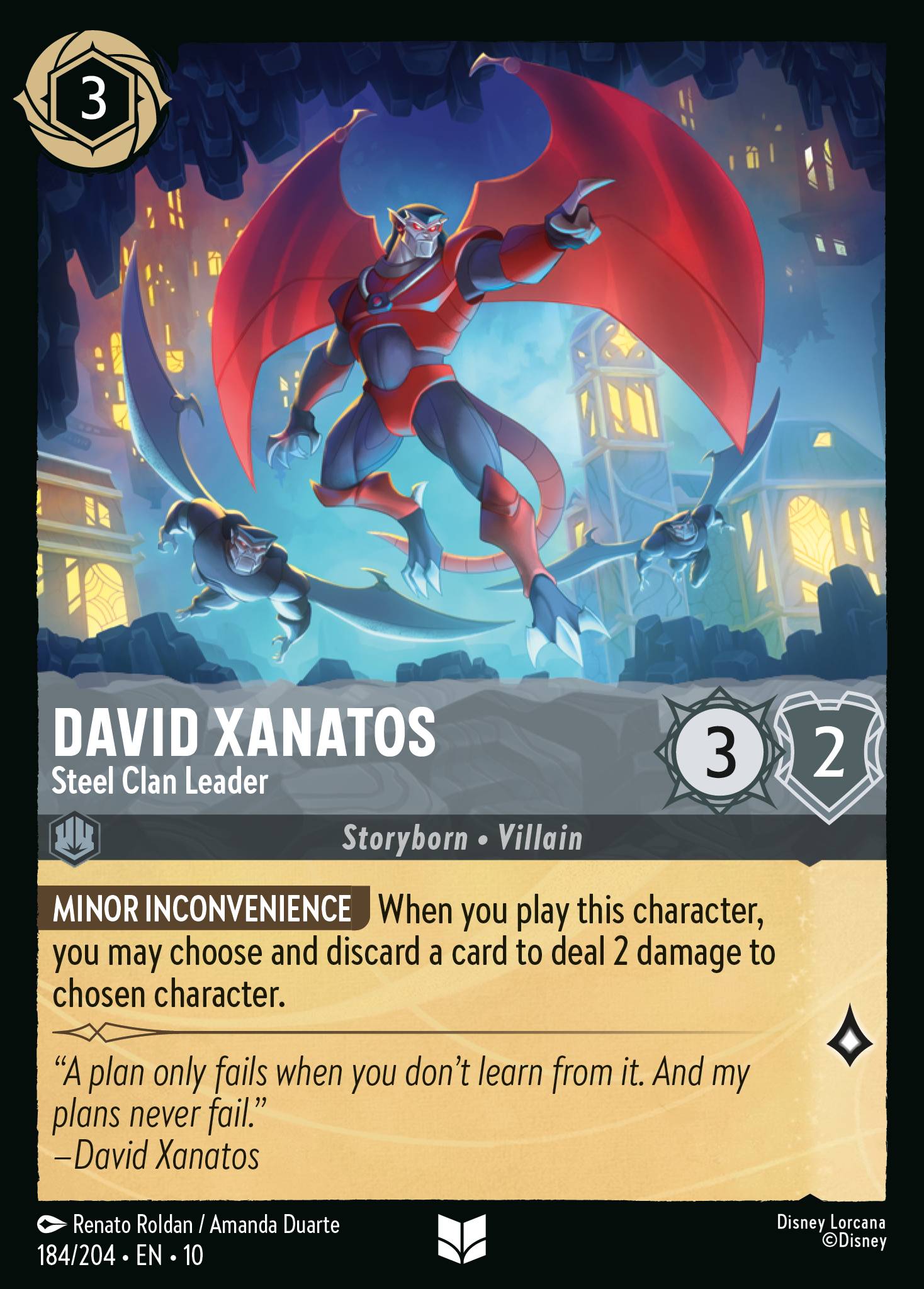 David Xanatos - Steel Clan Leader (English)