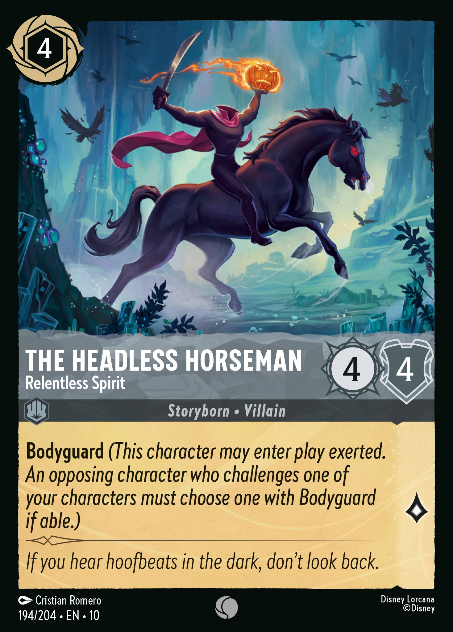 The Headless Horseman - Relentless Spirit (English)