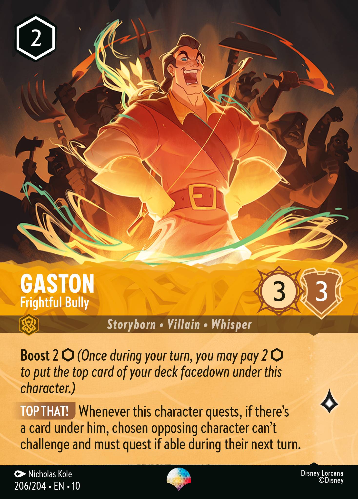 Gaston - Frightful Bully (Epic) (English)