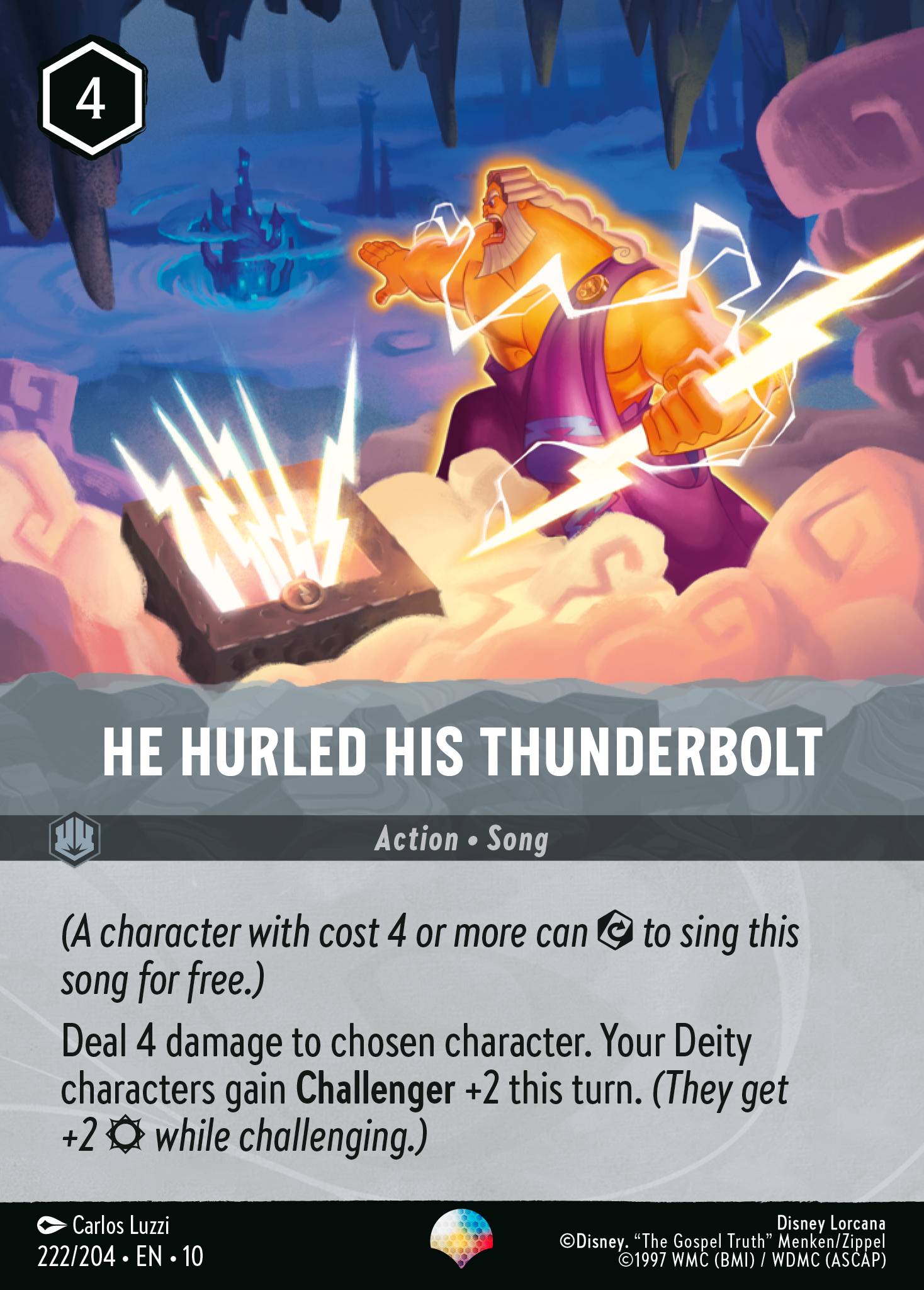 He Hurled His Thunderbolt (Epic) (English)