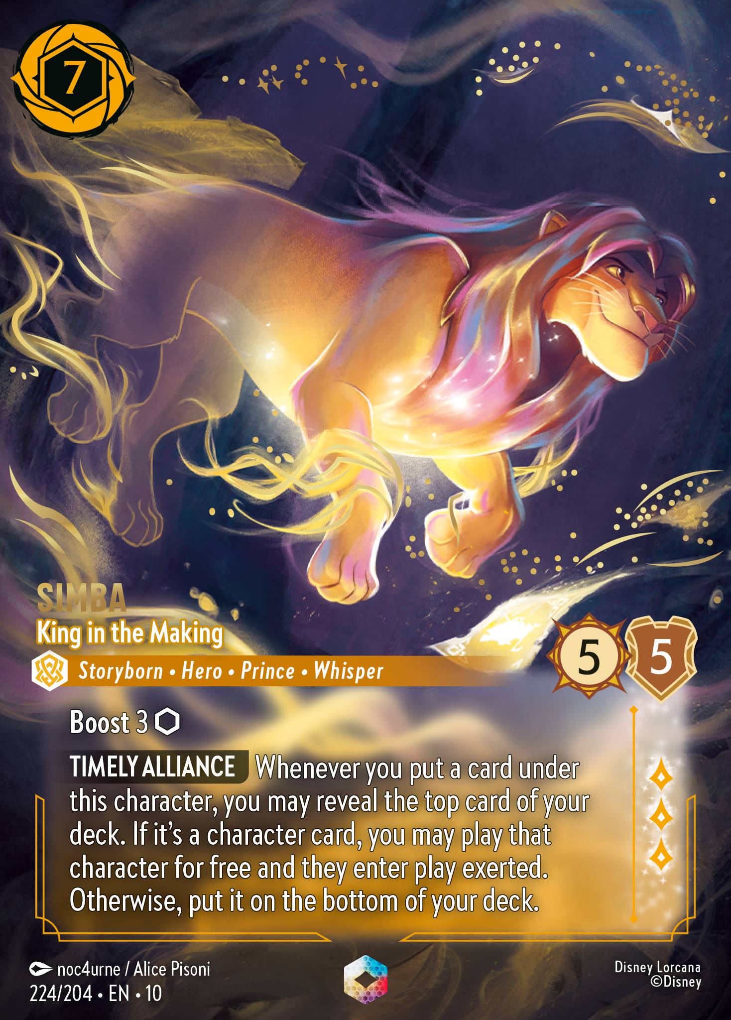Simba - King in the Making (Enchanted) (English)