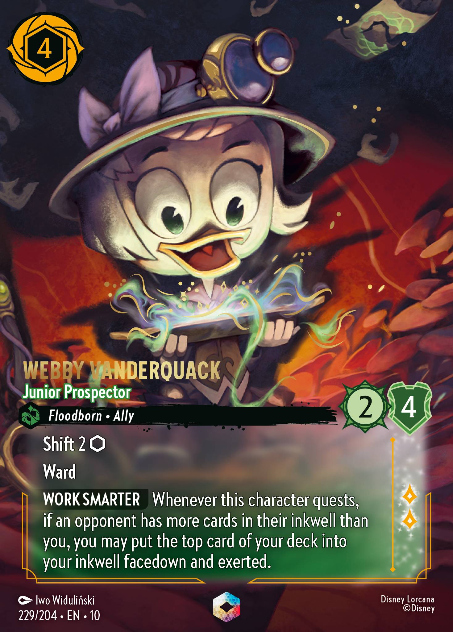 Webby Vanderquack - Junior Prospector (Enchanted) (English)