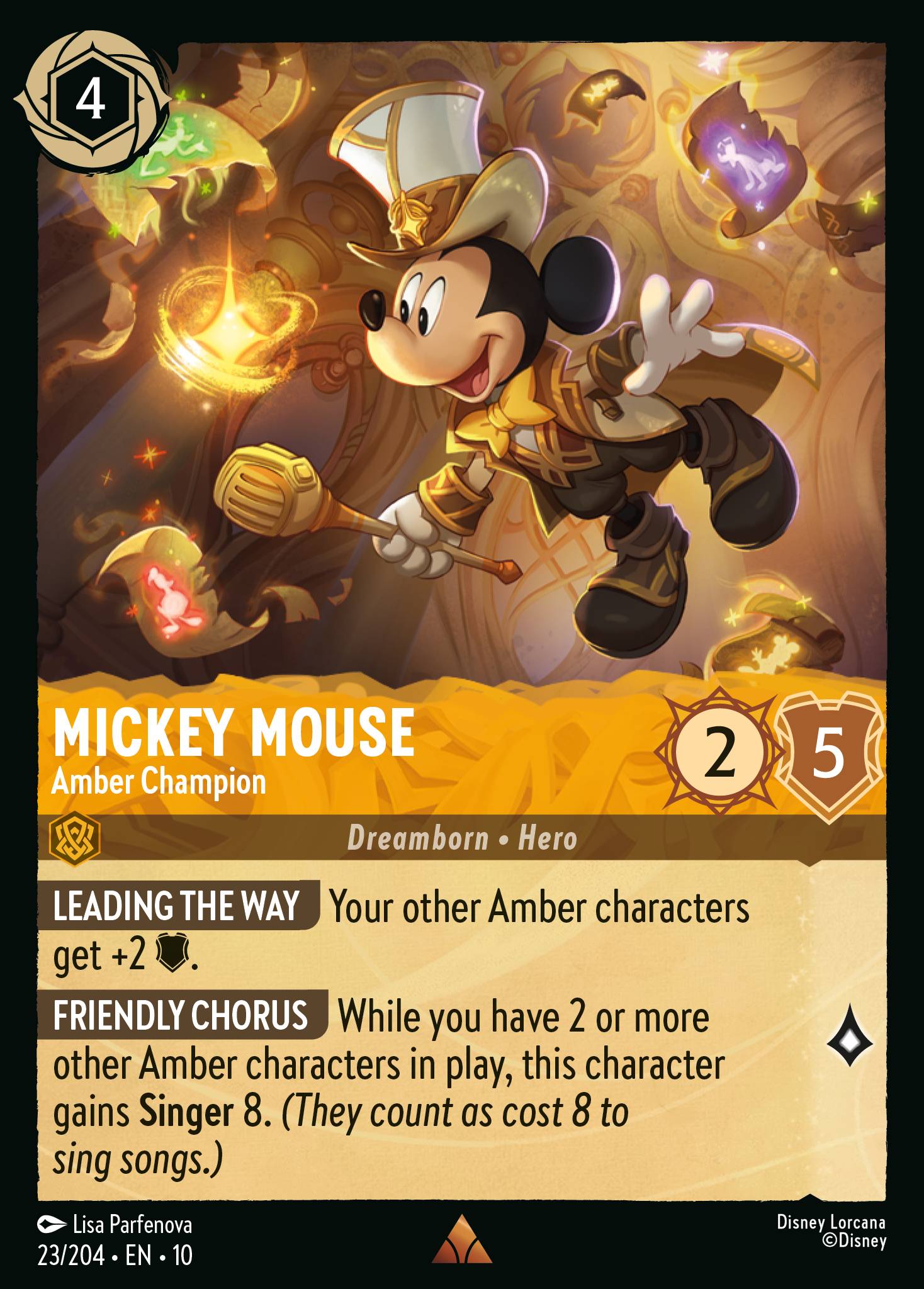 Mickey Mouse - Amber Champion (English)