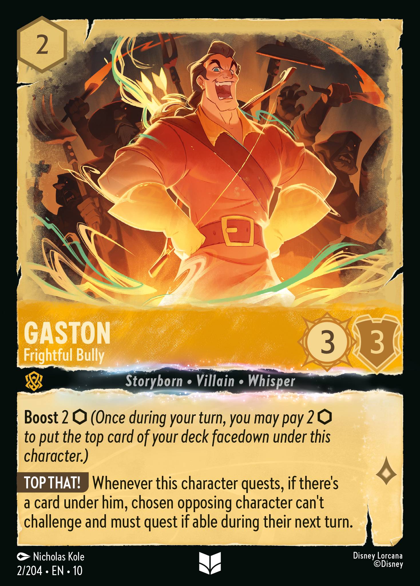 Gaston - Frightful Bully (English)