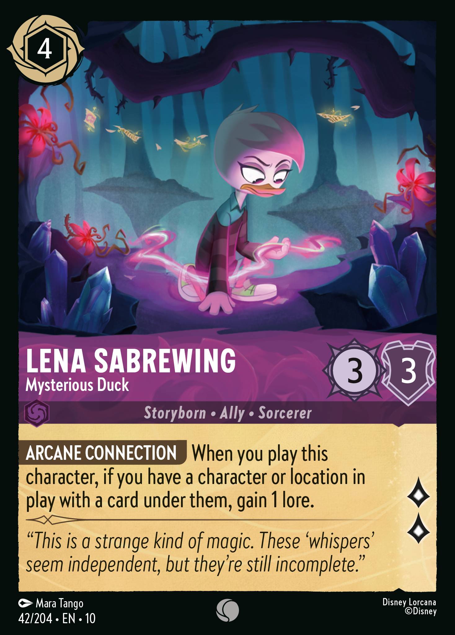 Lena Sabrewing - Mysterious Duck (English)