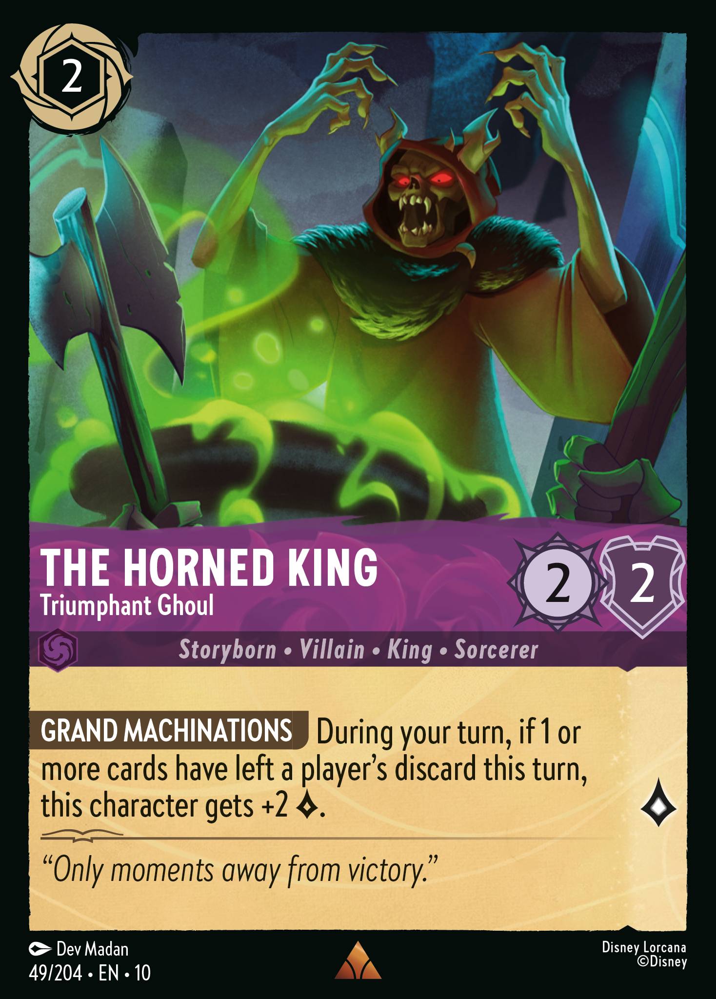 The Horned King - Triumphant Ghoul (English)
