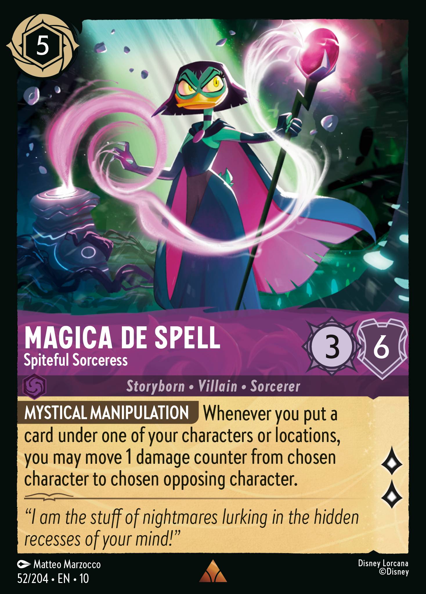 Magica De Spell - Spiteful Sorceress (English)