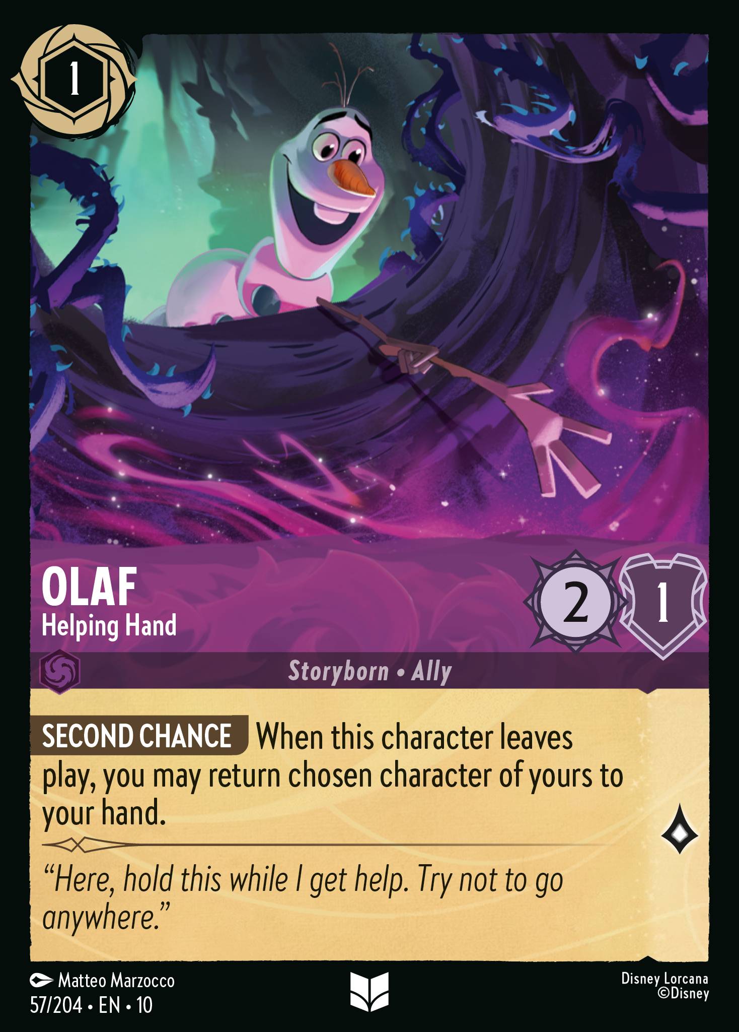 Olaf - Helping Hand (English)