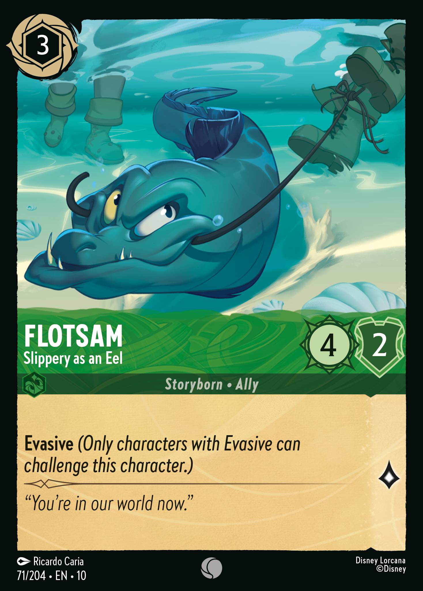 Flotsam - Slippery as an Eel (English)