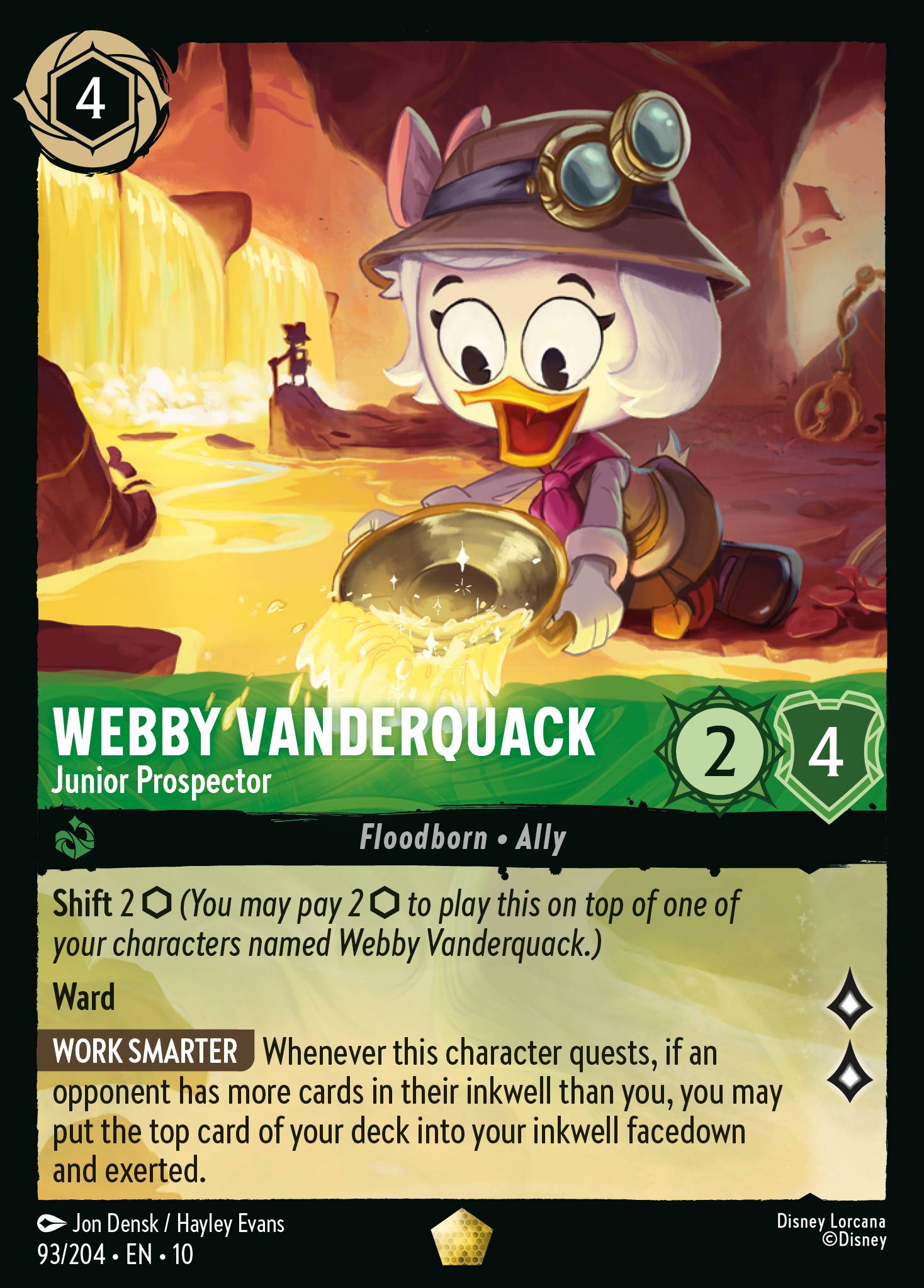 Webby Vanderquack - Junior Prospector (Legendary) (English)