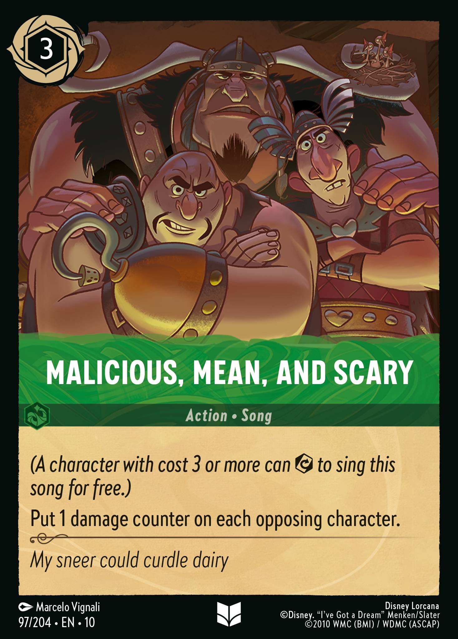 Malicious, Mean, and Scary (English)