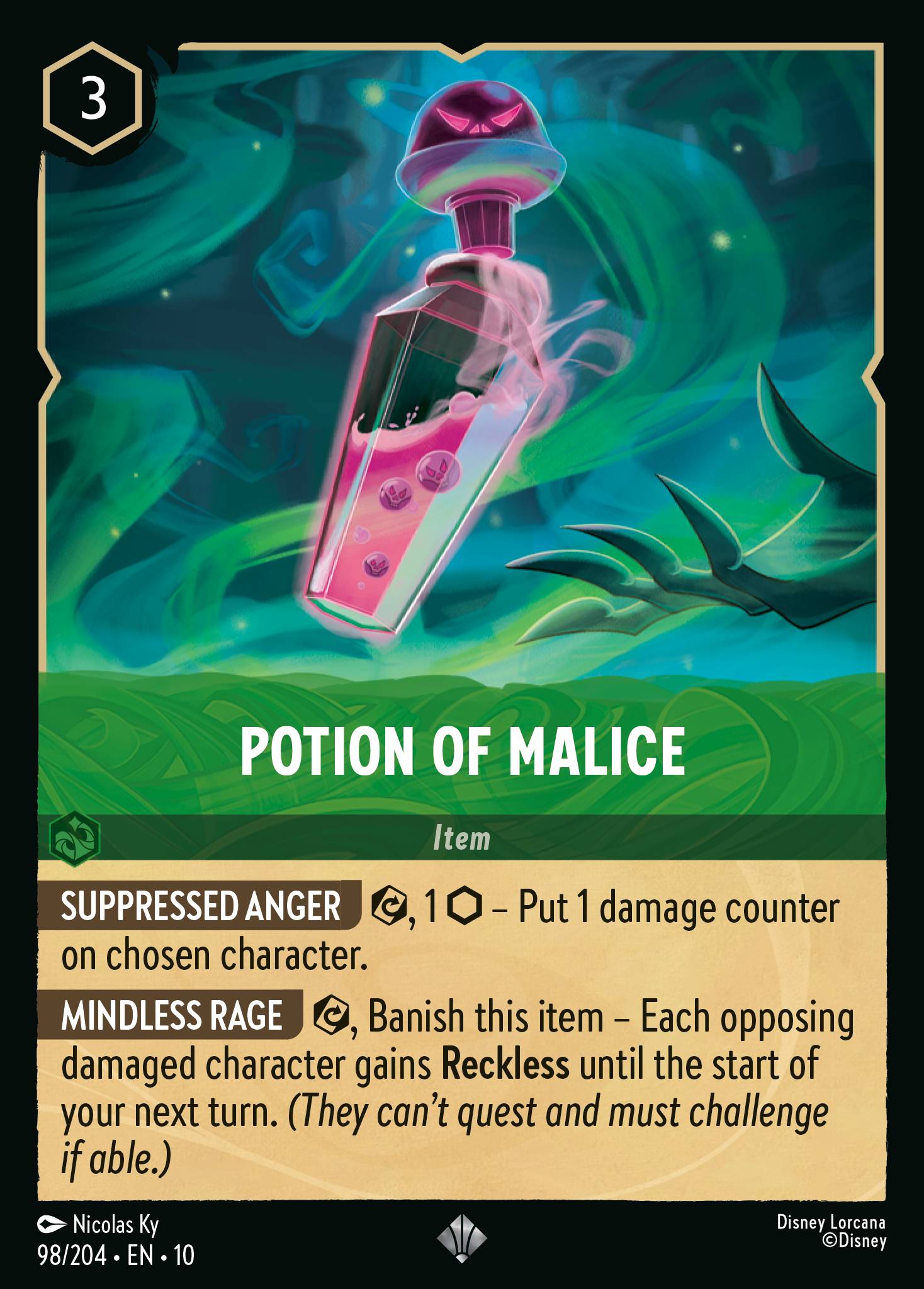 Potion of Malice (English)