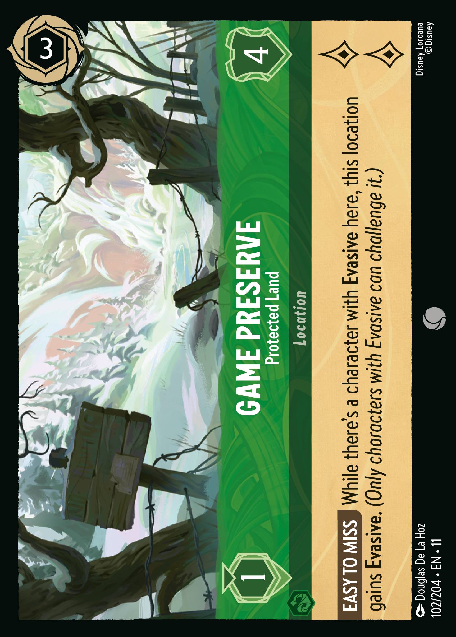 Game Preserve - Protected Land (English)