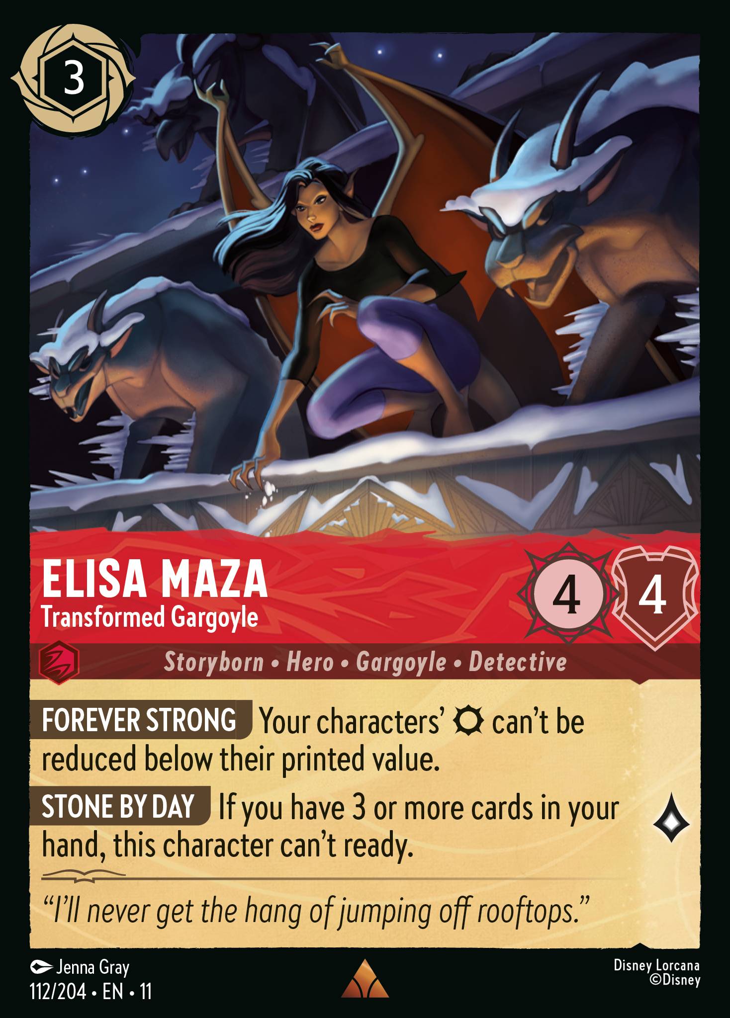 Elisa Maza - Transformed Gargoyle (English)