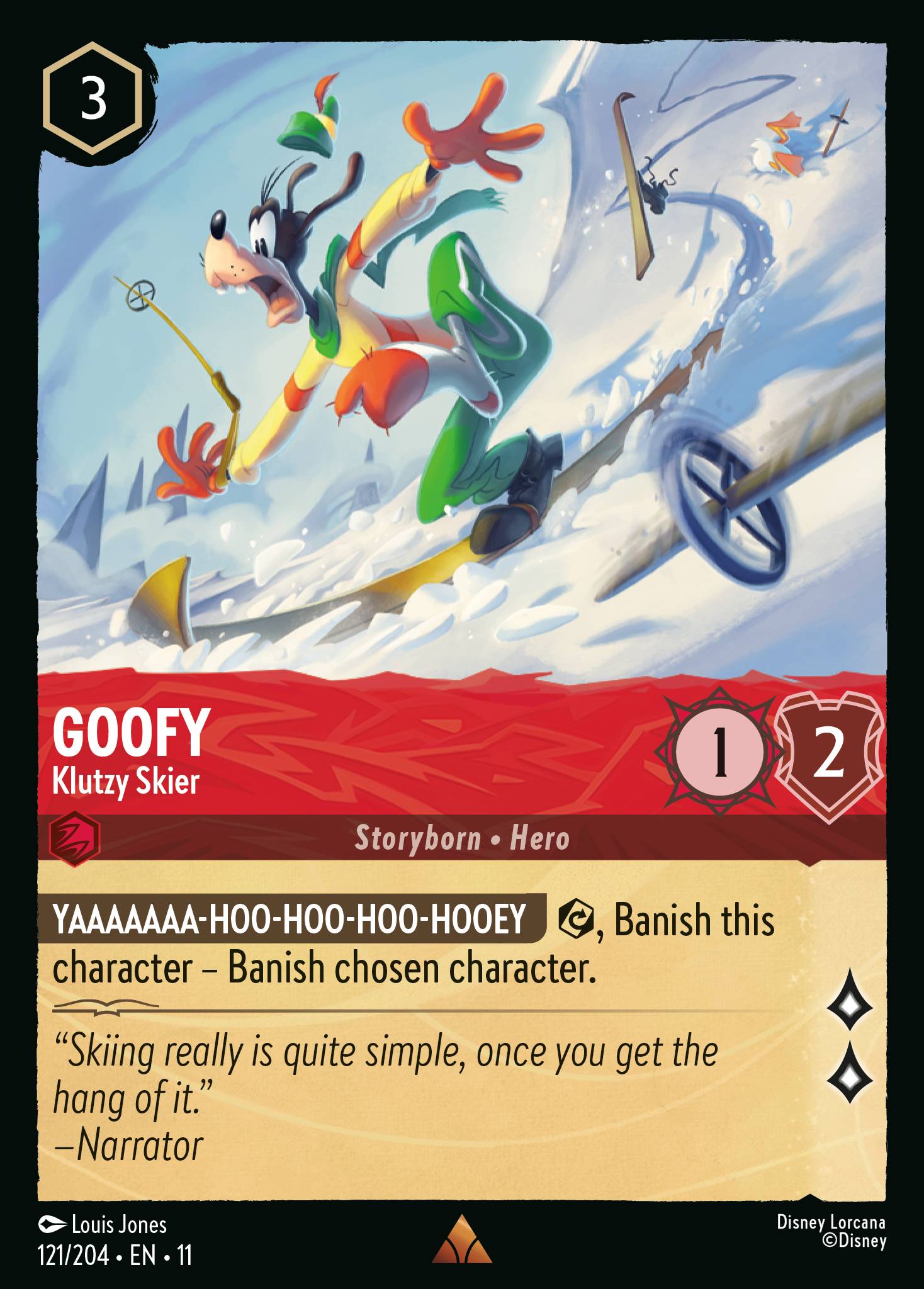 Goofy - Klutzy Skier (English)