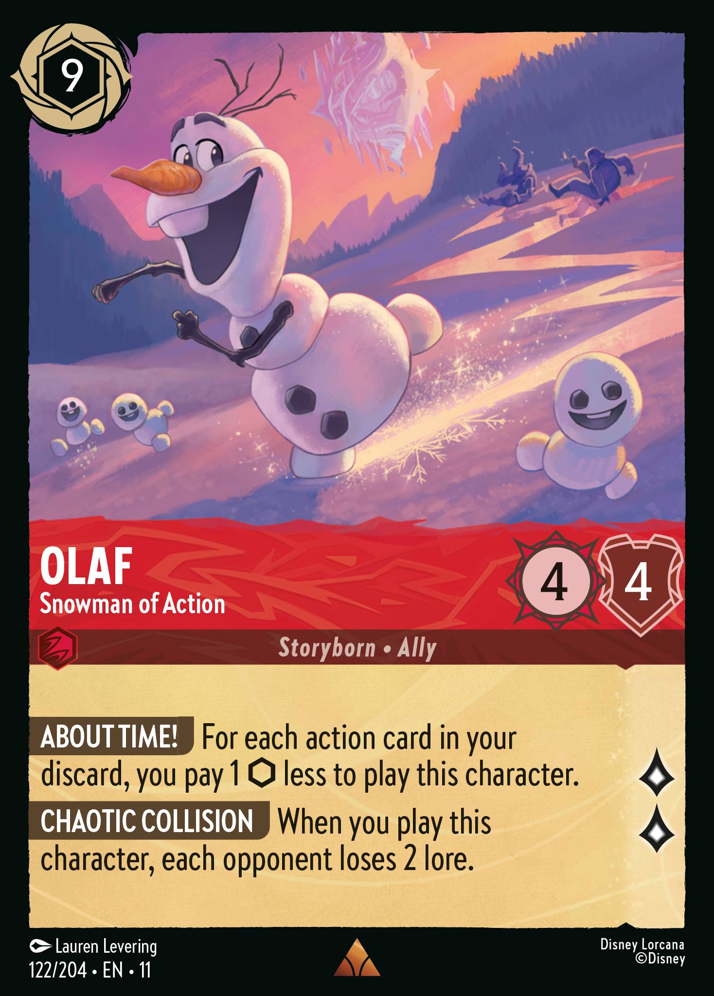 Olaf - Snowman of Action (English)
