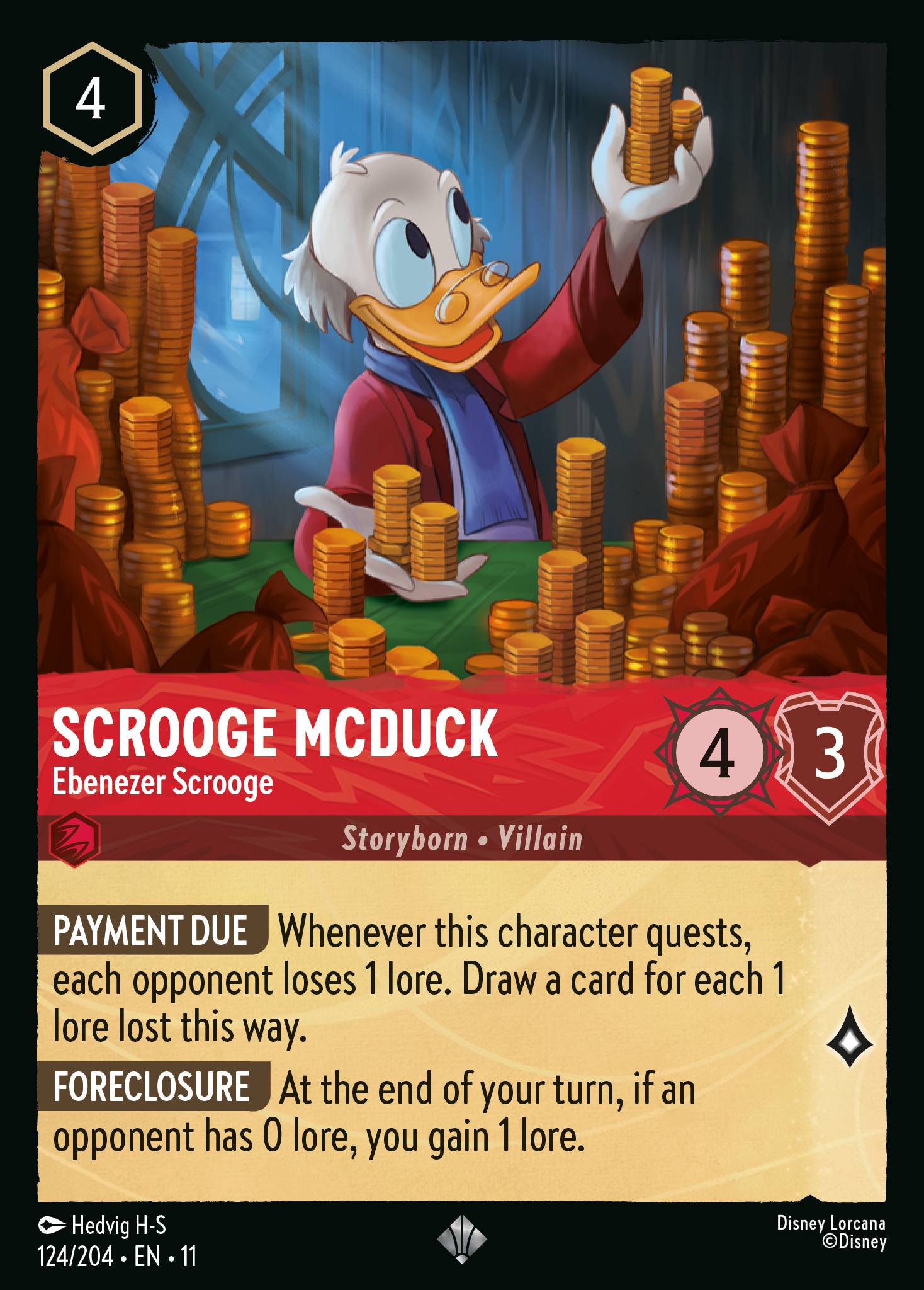 Scrooge McDuck - Ebenezer Scrooge (English)