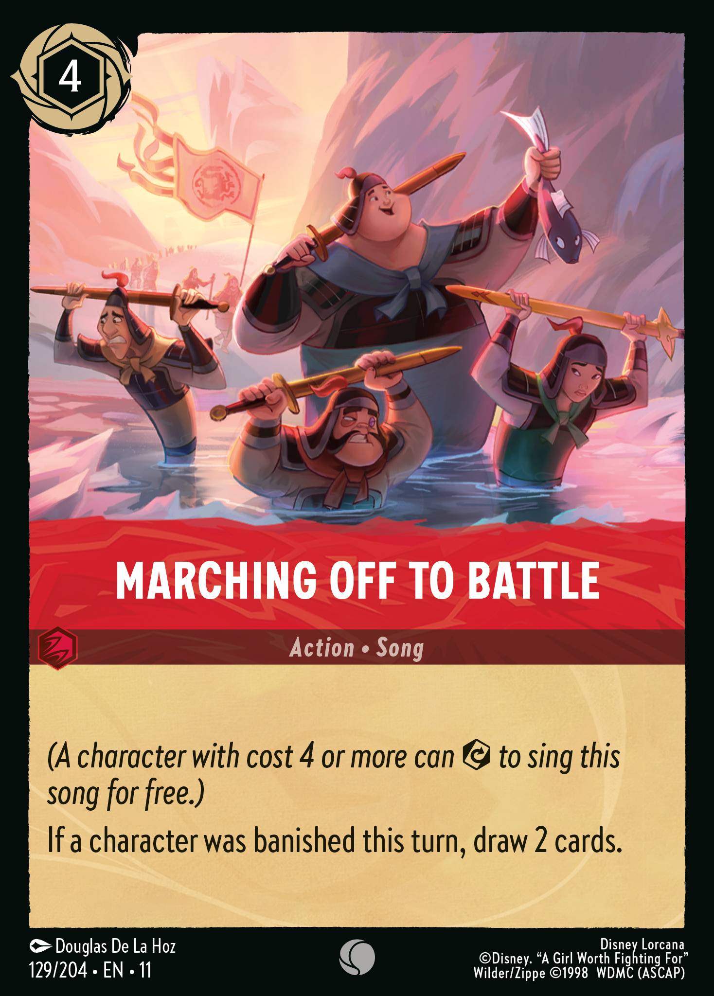 Marching Off to Battle (English)