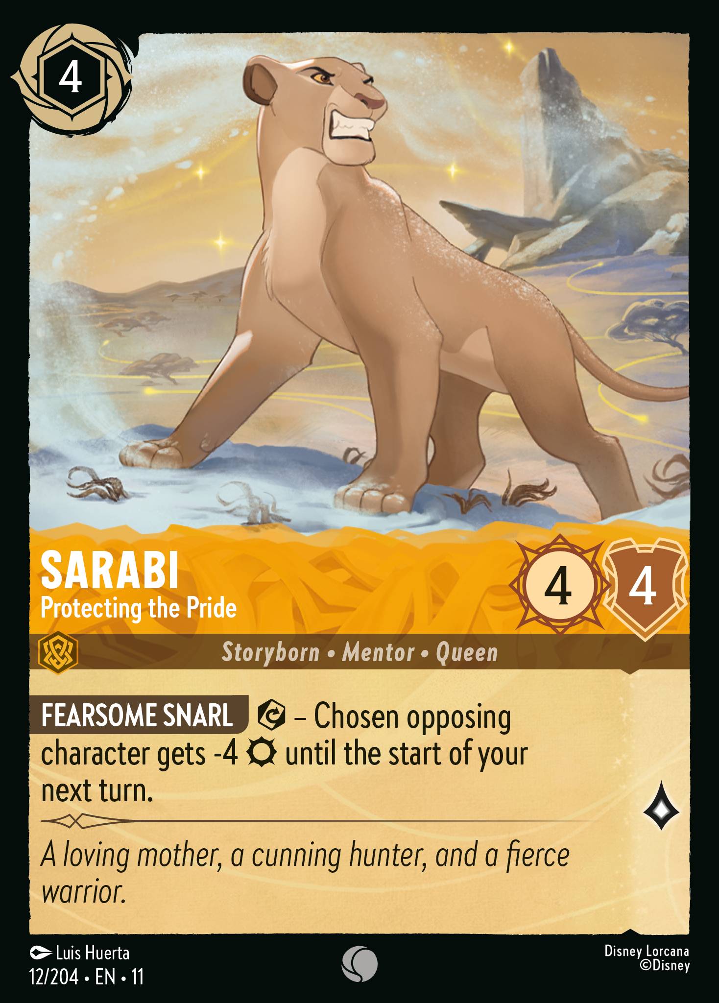 Sarabi - Protecting the Pride (English)