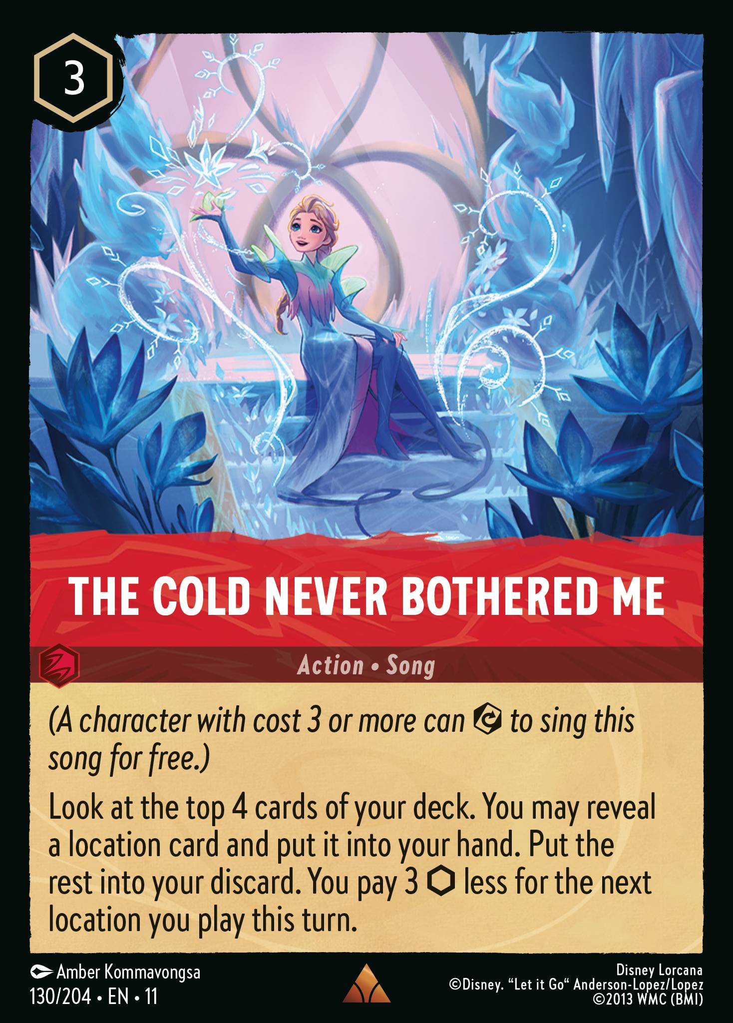 The Cold Never Bothered Me (English)
