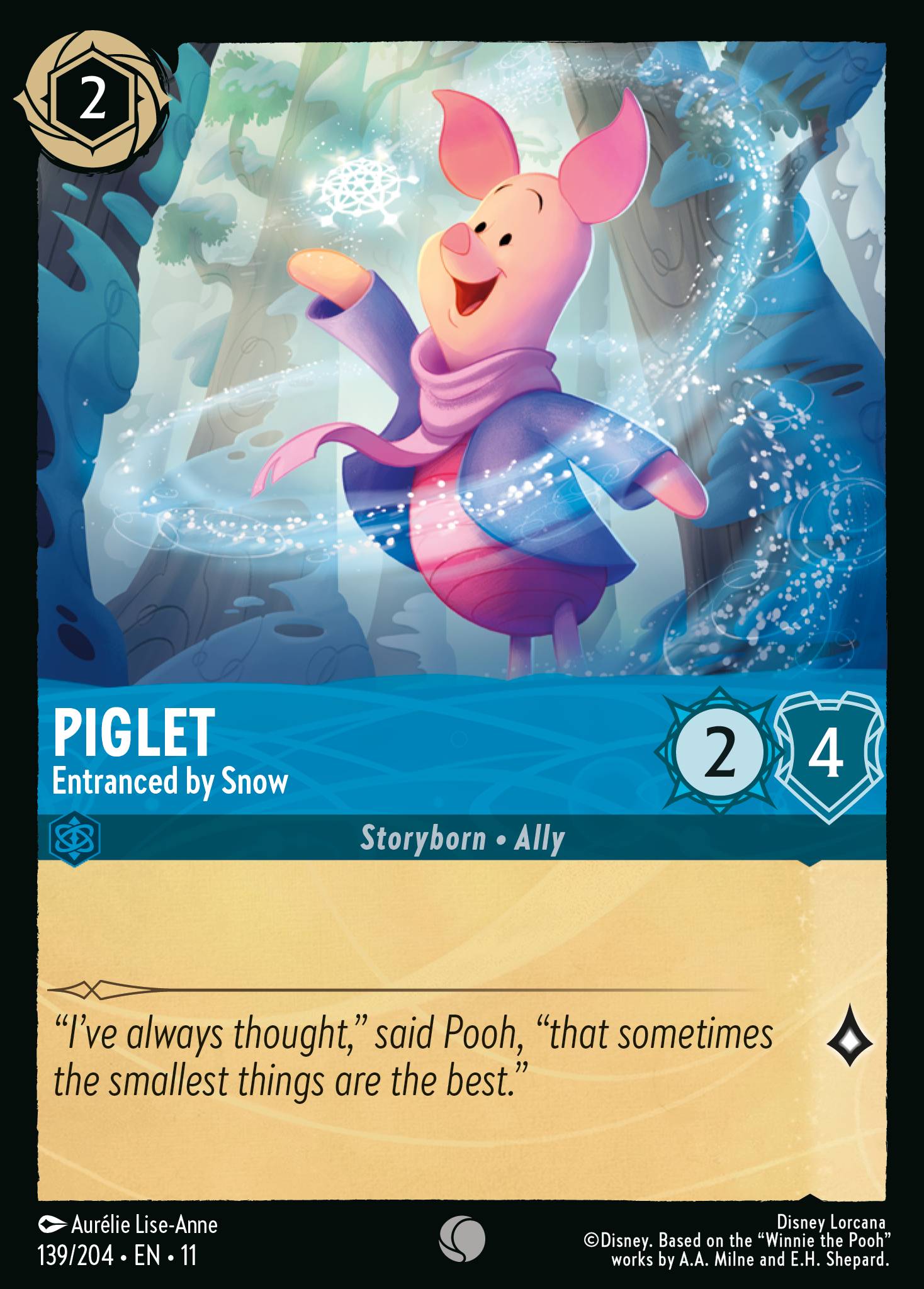 Piglet - Entranced by Snow (English)