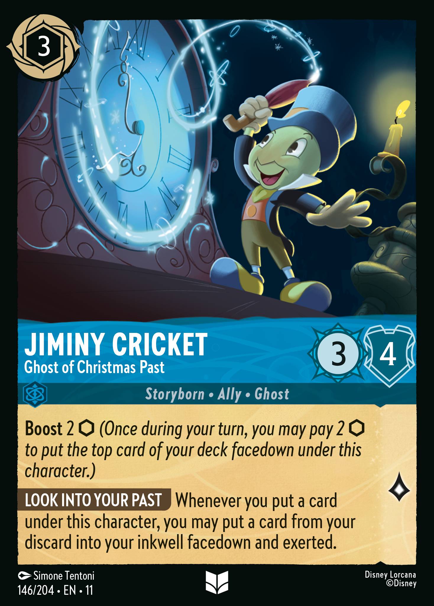 Jiminy Cricket - Ghost of Christmas Past (English)