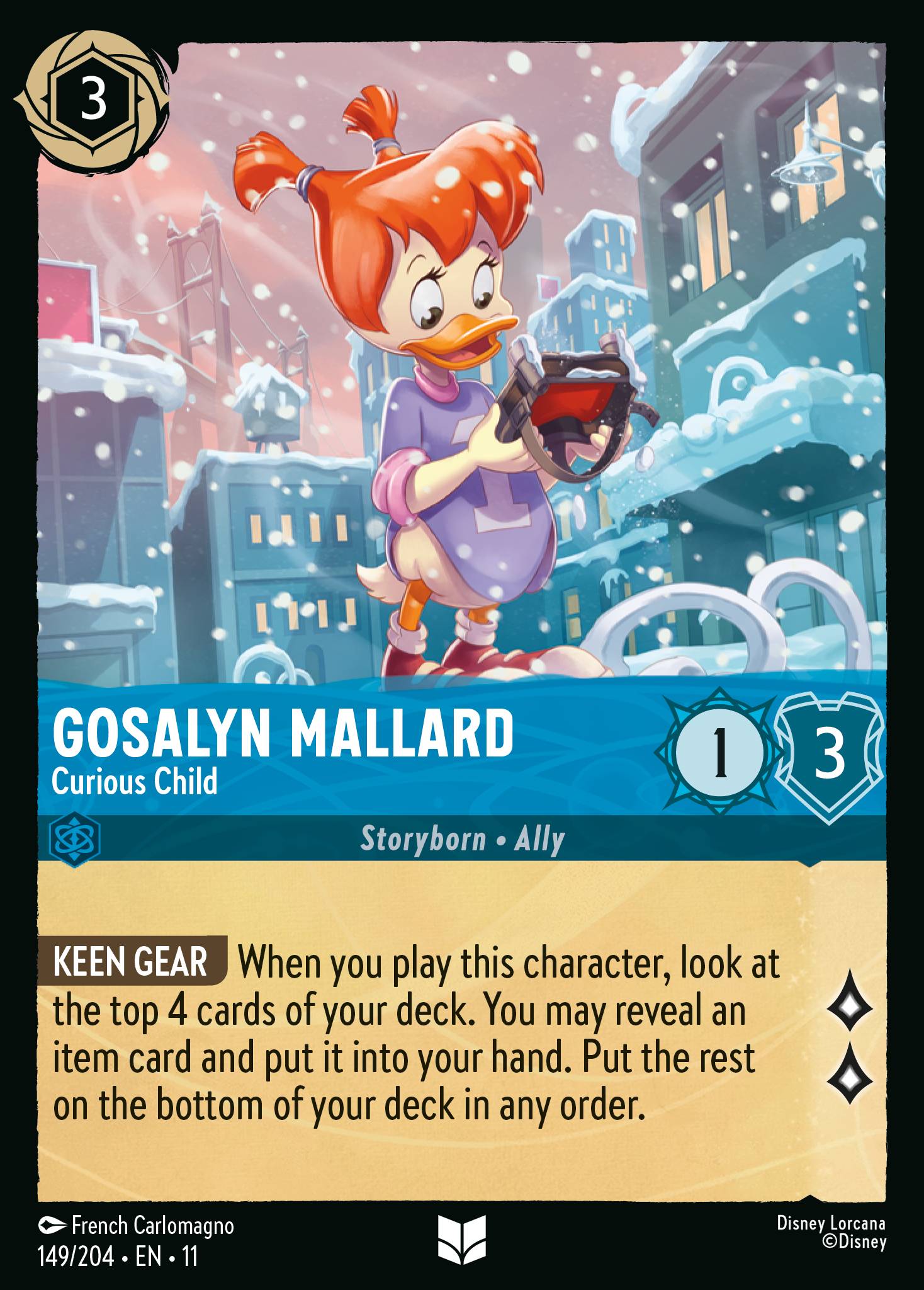 Gosalyn Mallard - Curious Child (English)