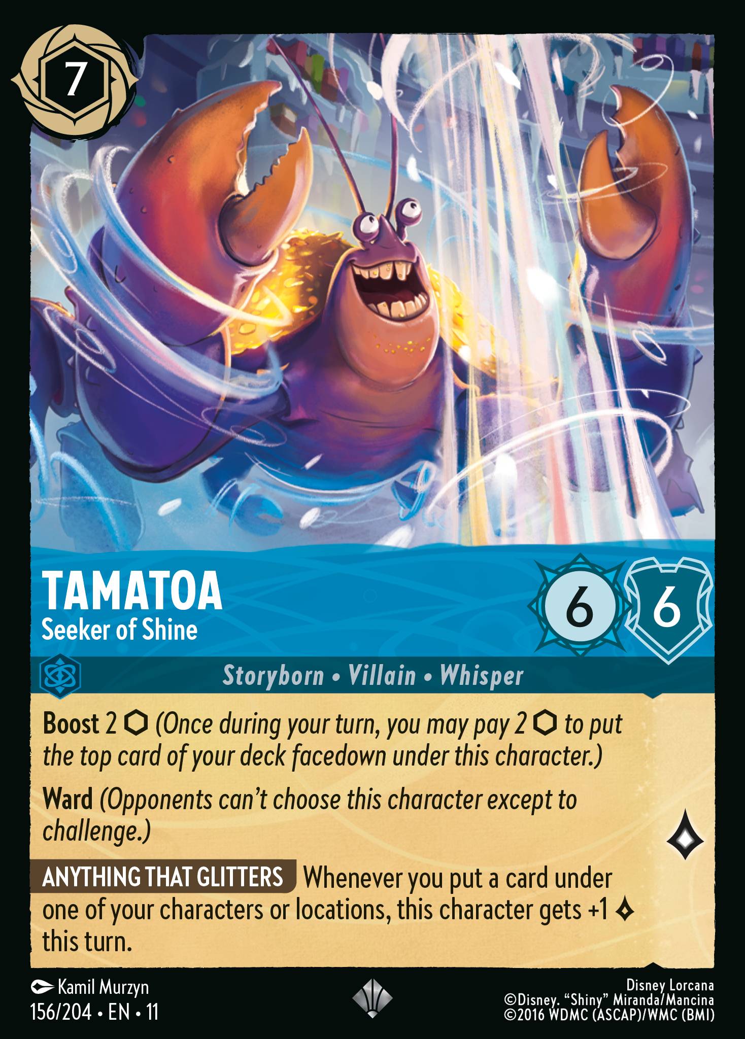 Tamatoa - Seeker of Shine (English)