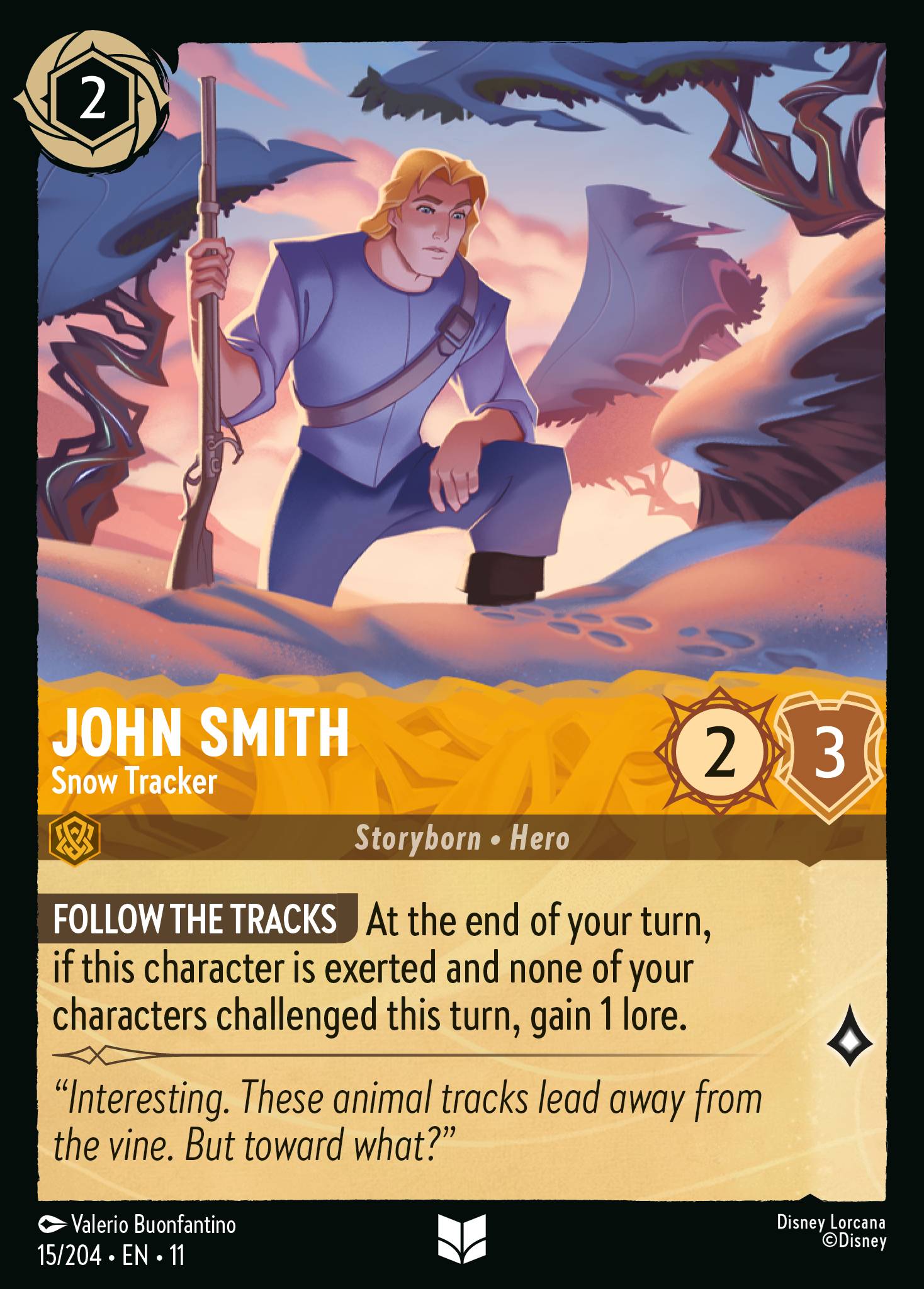 John Smith - Snow Tracker (English)