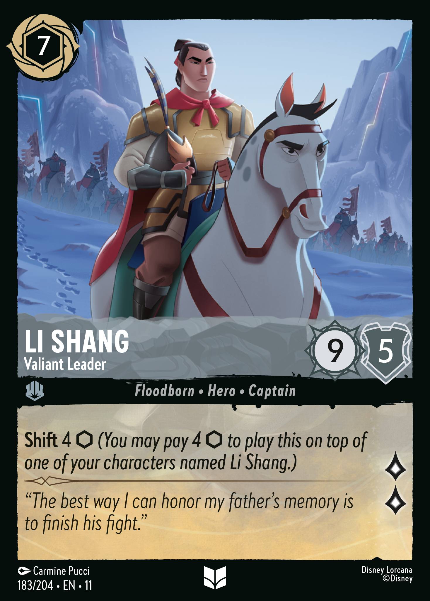 Li Shang - Valiant Leader (English)