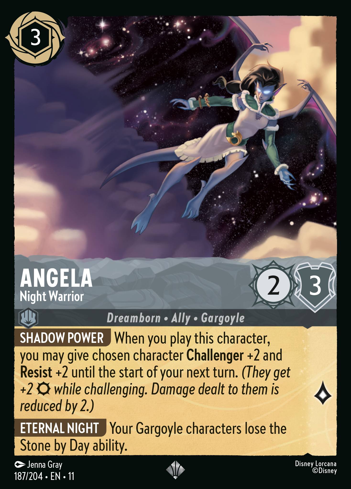 Angela - Night Warrior (English)