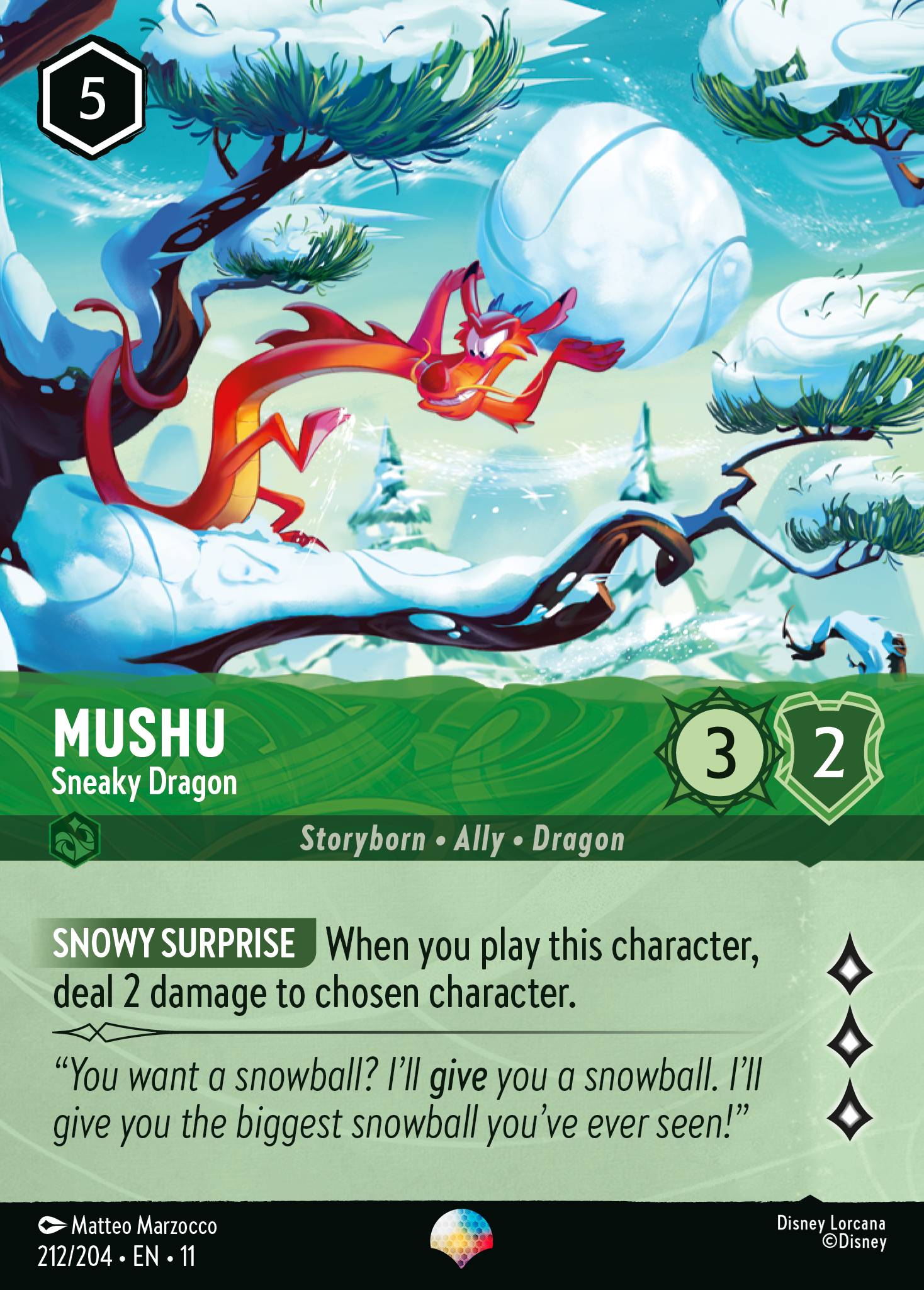 Mushu - Sneaky Dragon (Epic) (English)