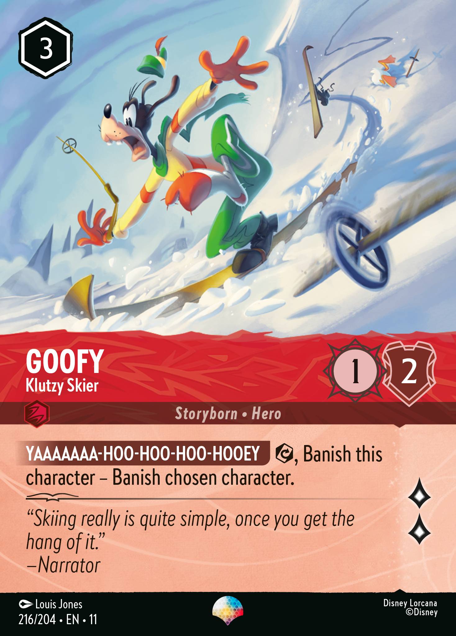 Goofy - Klutzy Skier (Epic) (English)