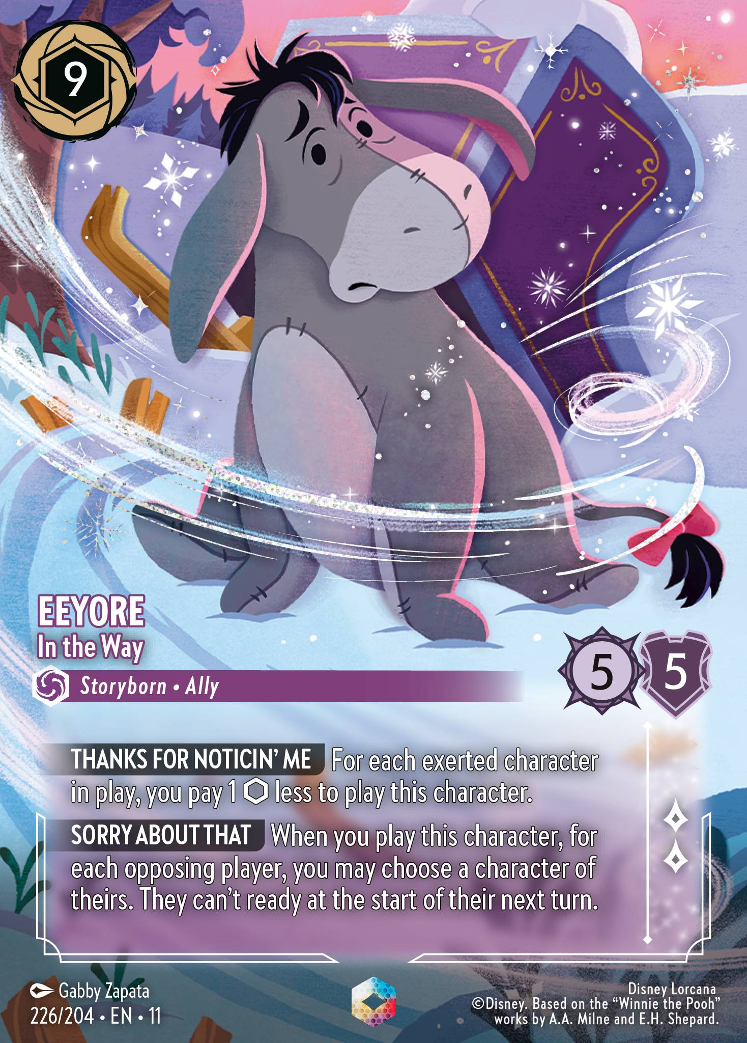 Eeyore - In the Way (Enchanted) (English)