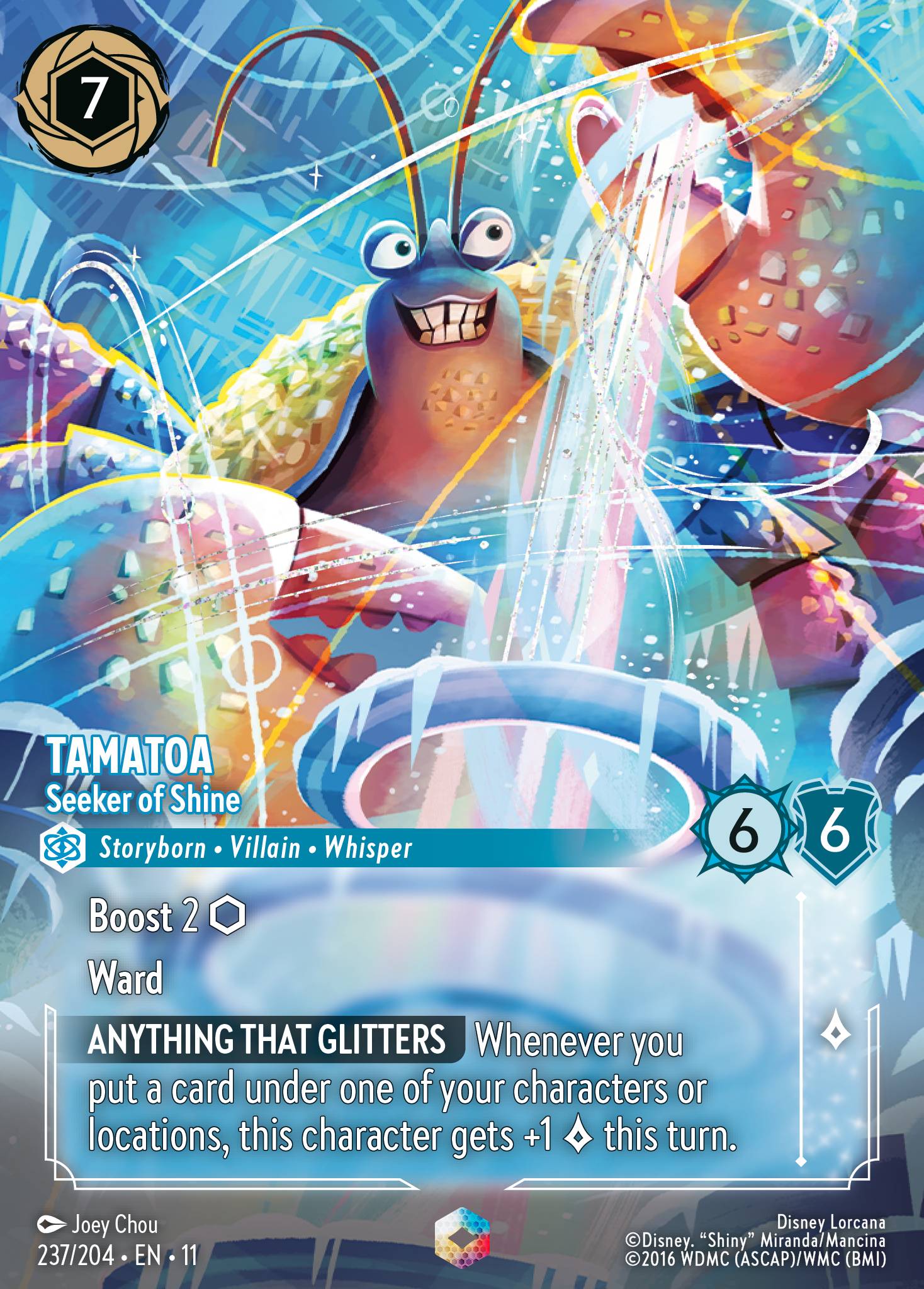 Tamatoa - Seeker of Shine (Enchanted) (English)