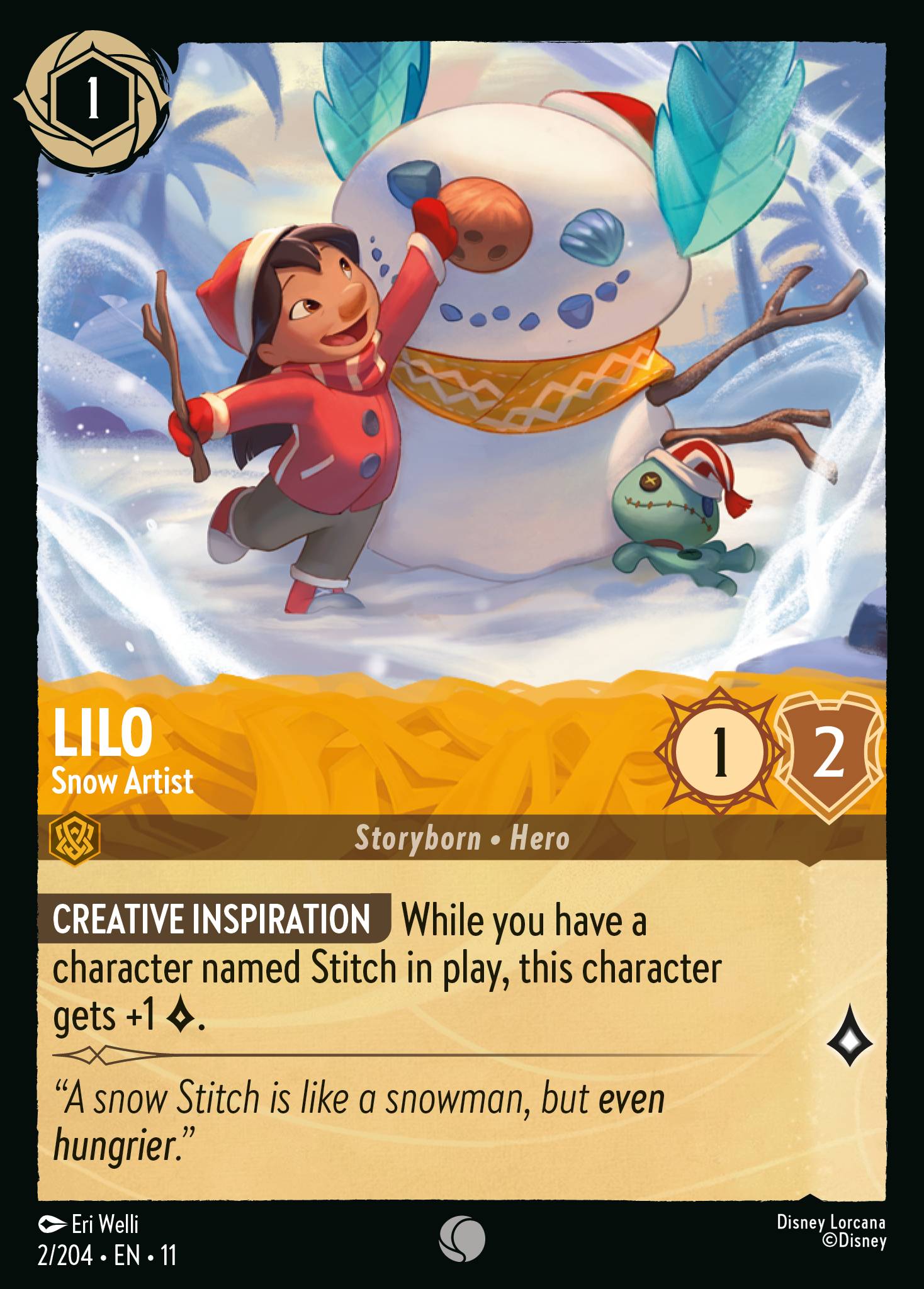 Lilo - Snow Artist (English)