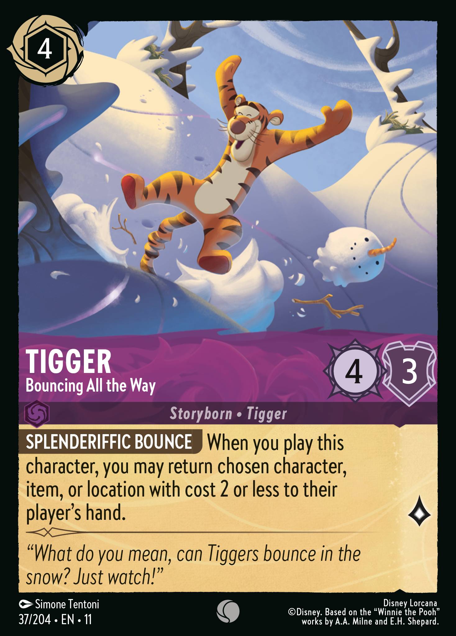 Tigger - Bouncing All the Way (English)