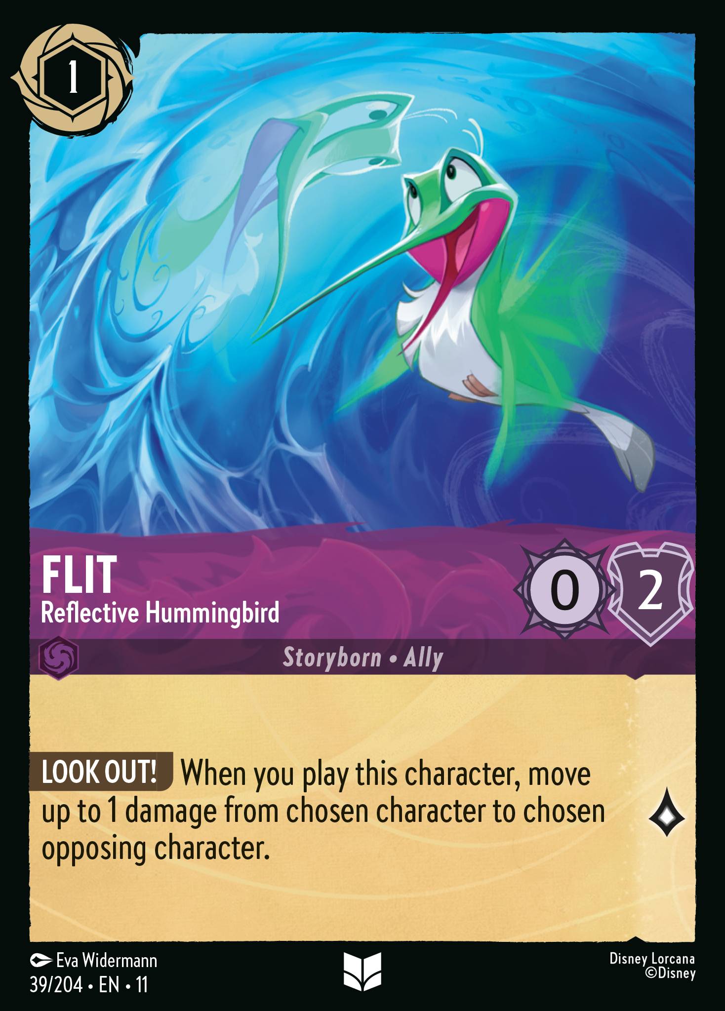 Flit - Reflective Hummingbird (English)