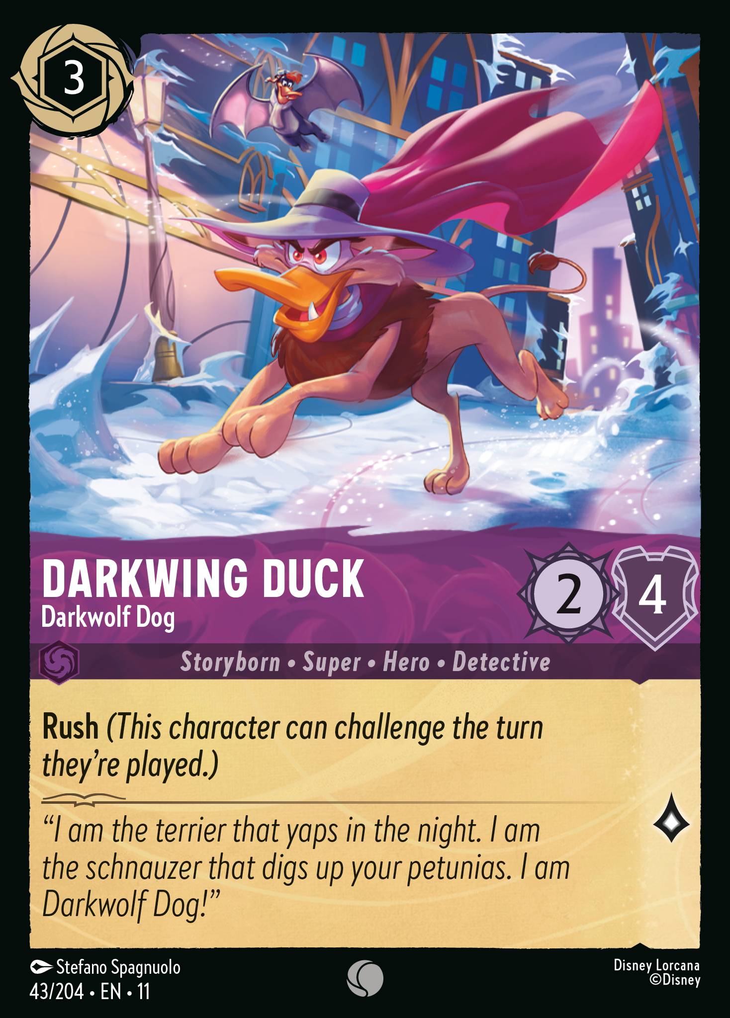 Darkwing Duck - Darkwolf Dog (English)