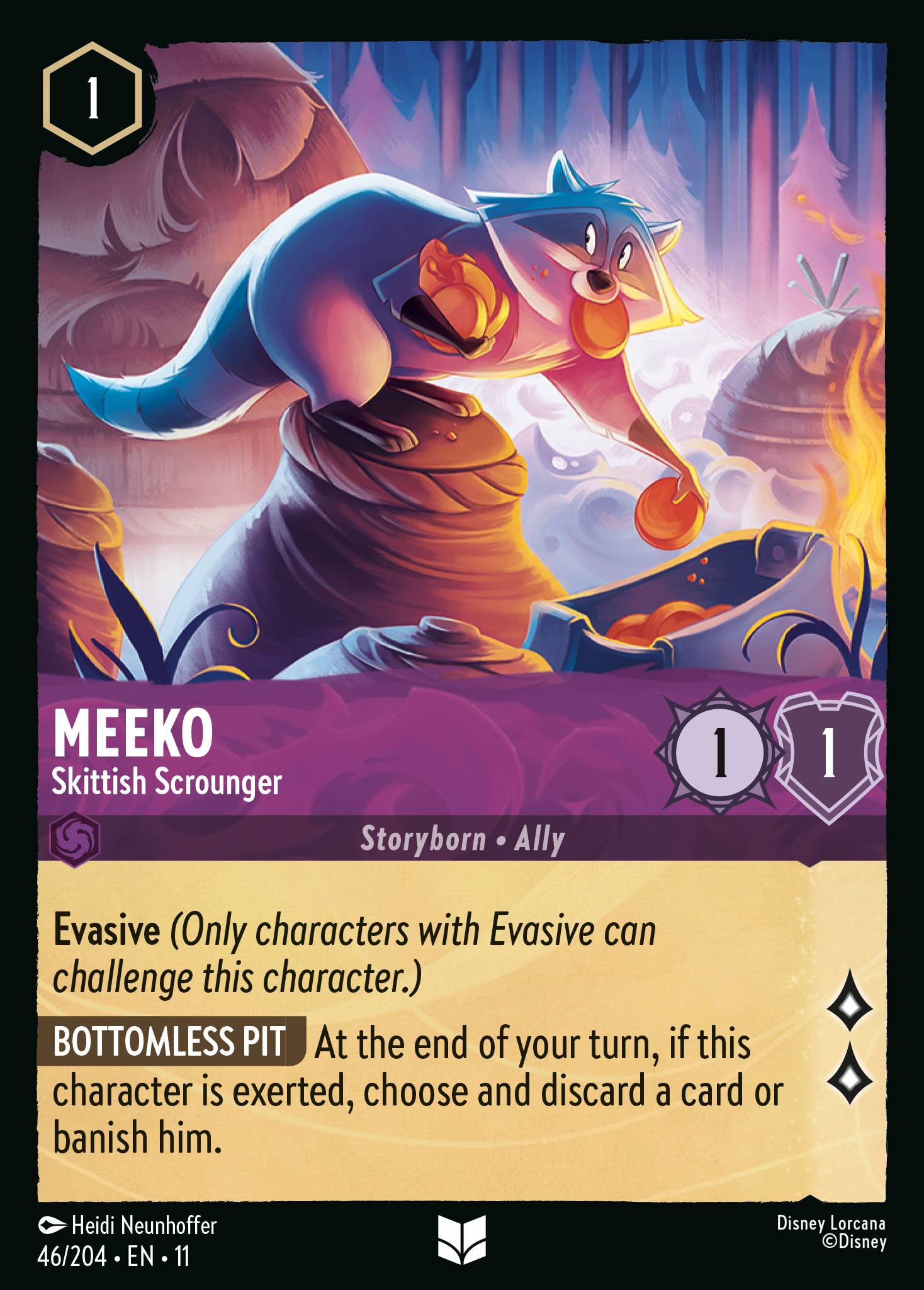 Meeko - Skittish Scrounger (English)