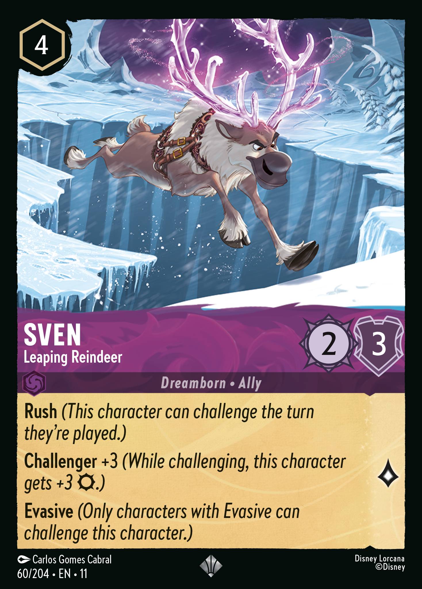 Sven - Leaping Reindeer (English)