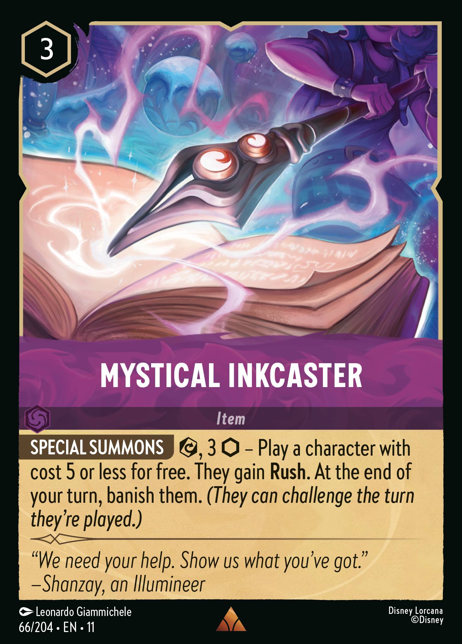 Mystical Inkcaster (English)