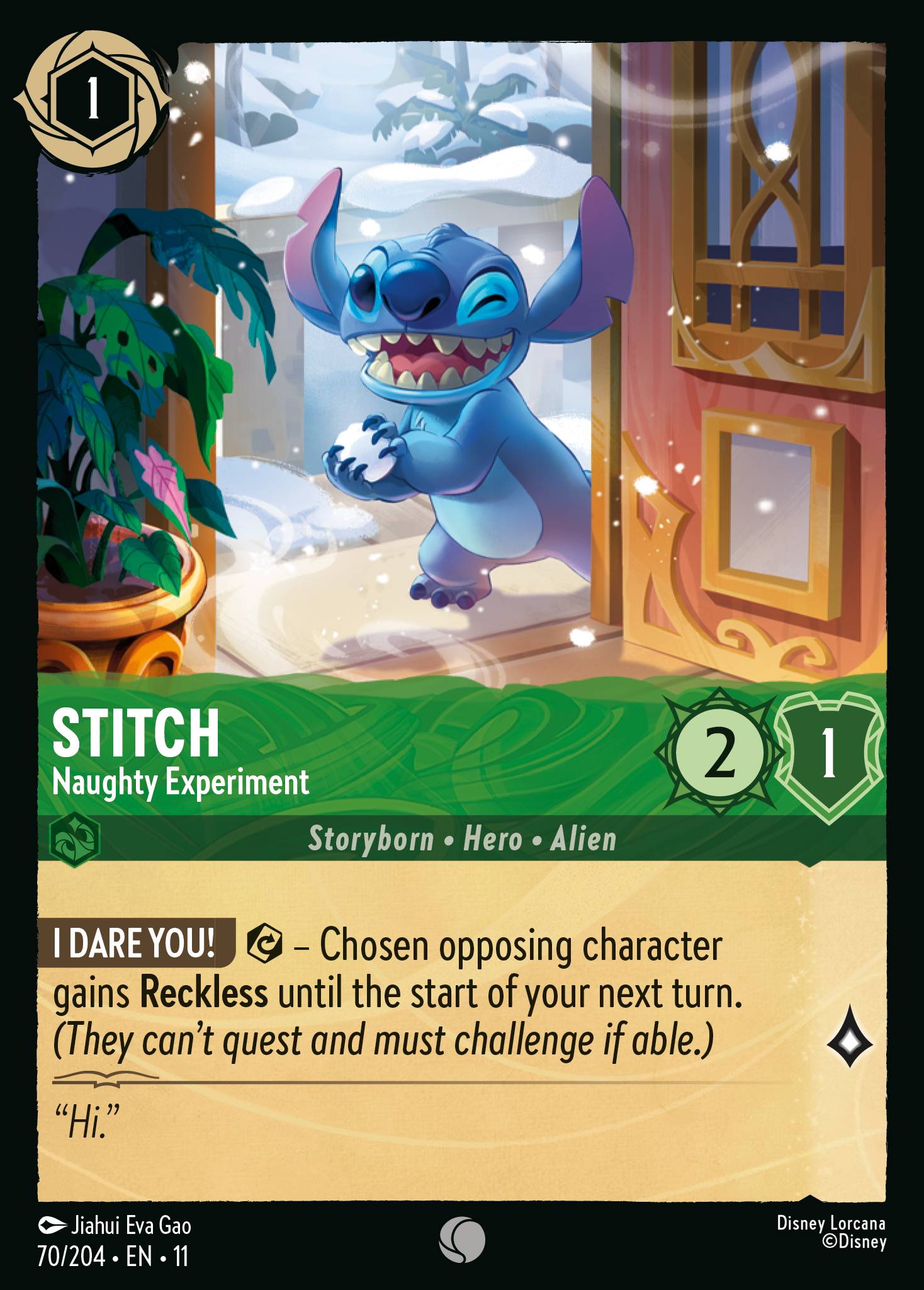 Stitch - Naughty Experiment (English)