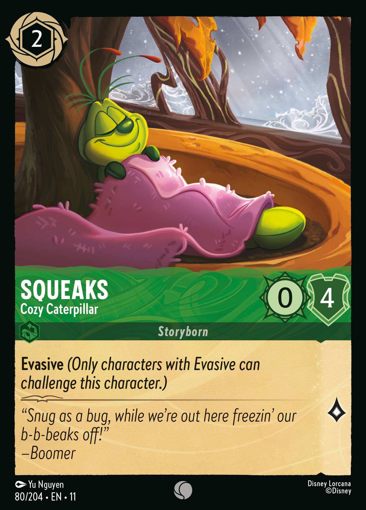 Squeaks - Cozy Caterpillar (English)