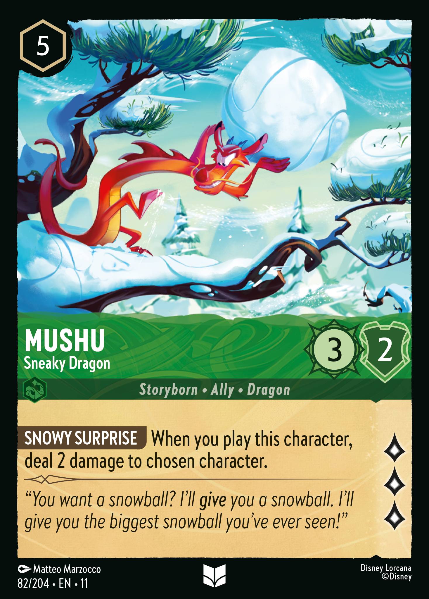 Mushu - Sneaky Dragon (English)