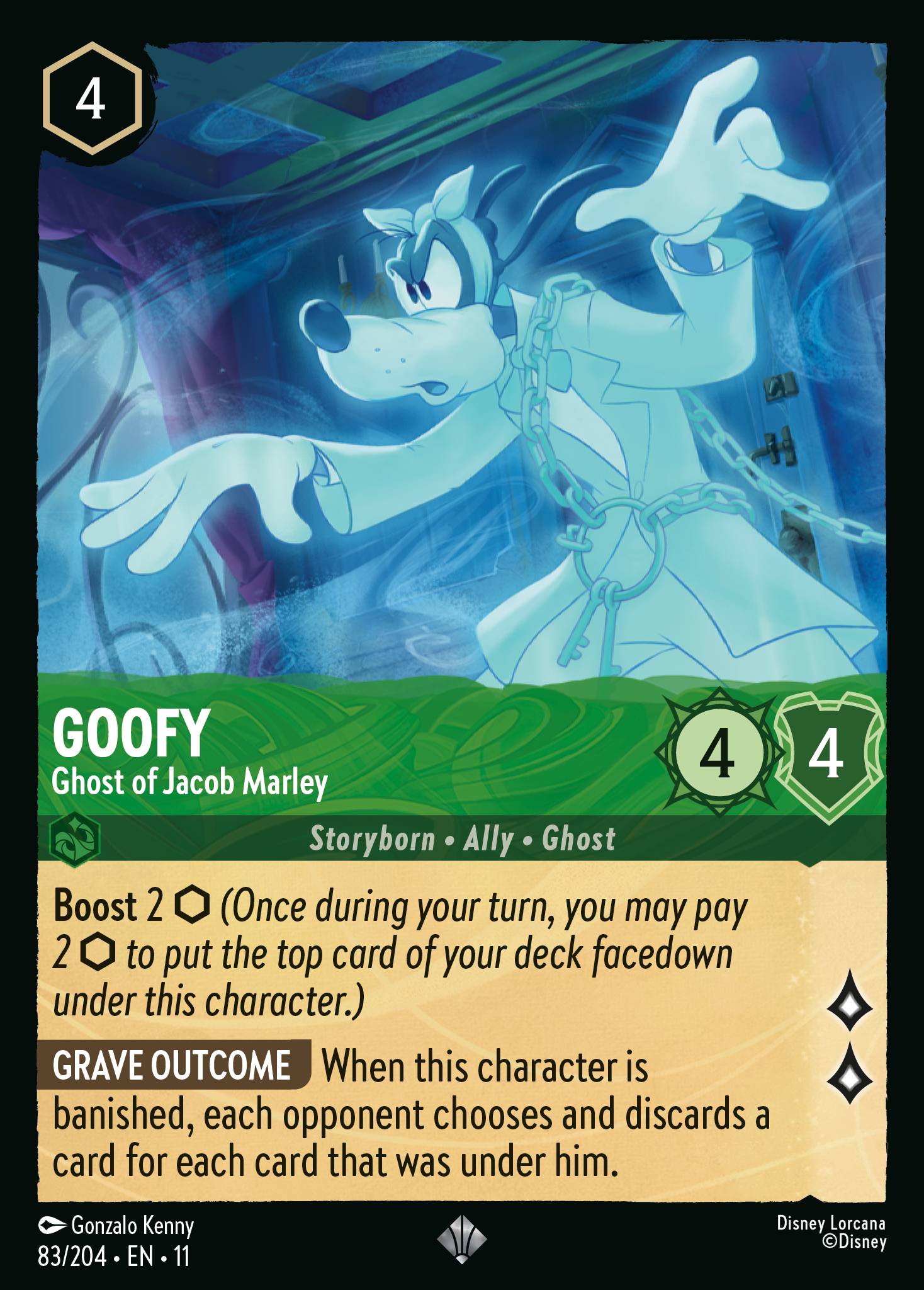 Goofy - Ghost of Jacob Marley (English)